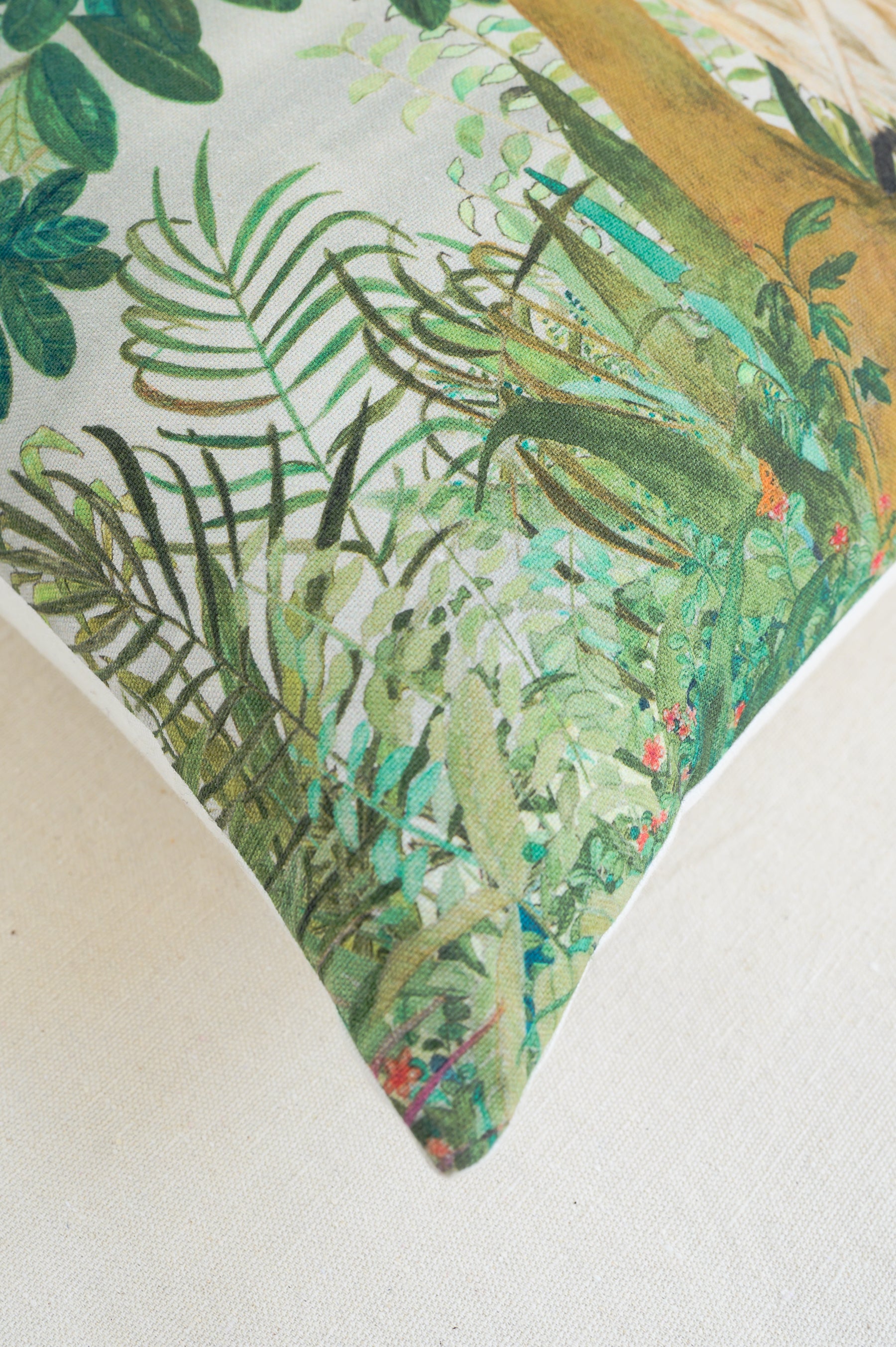 Champa with Langur | Cushion Cover