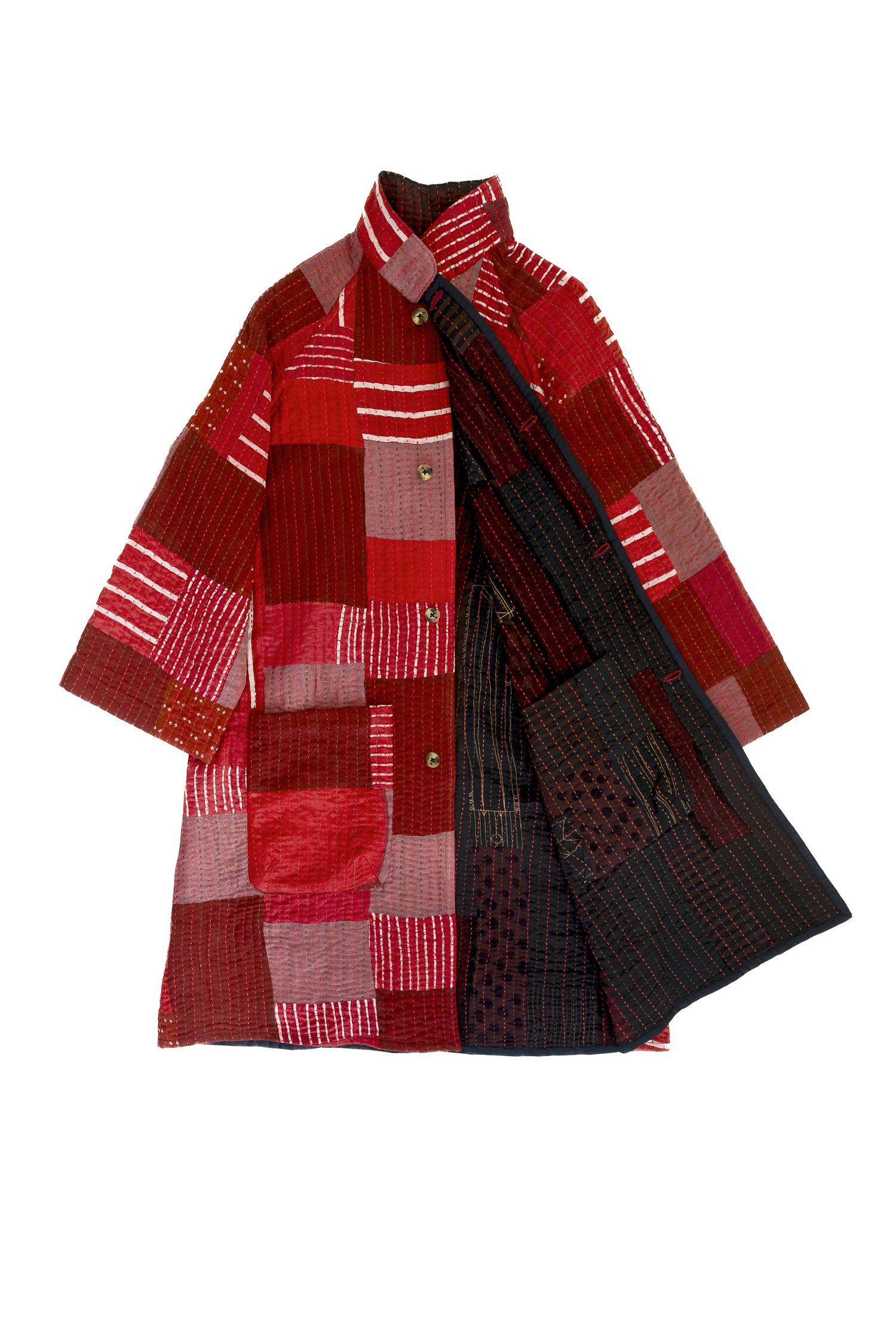 Kabira Jacket | Red & Black