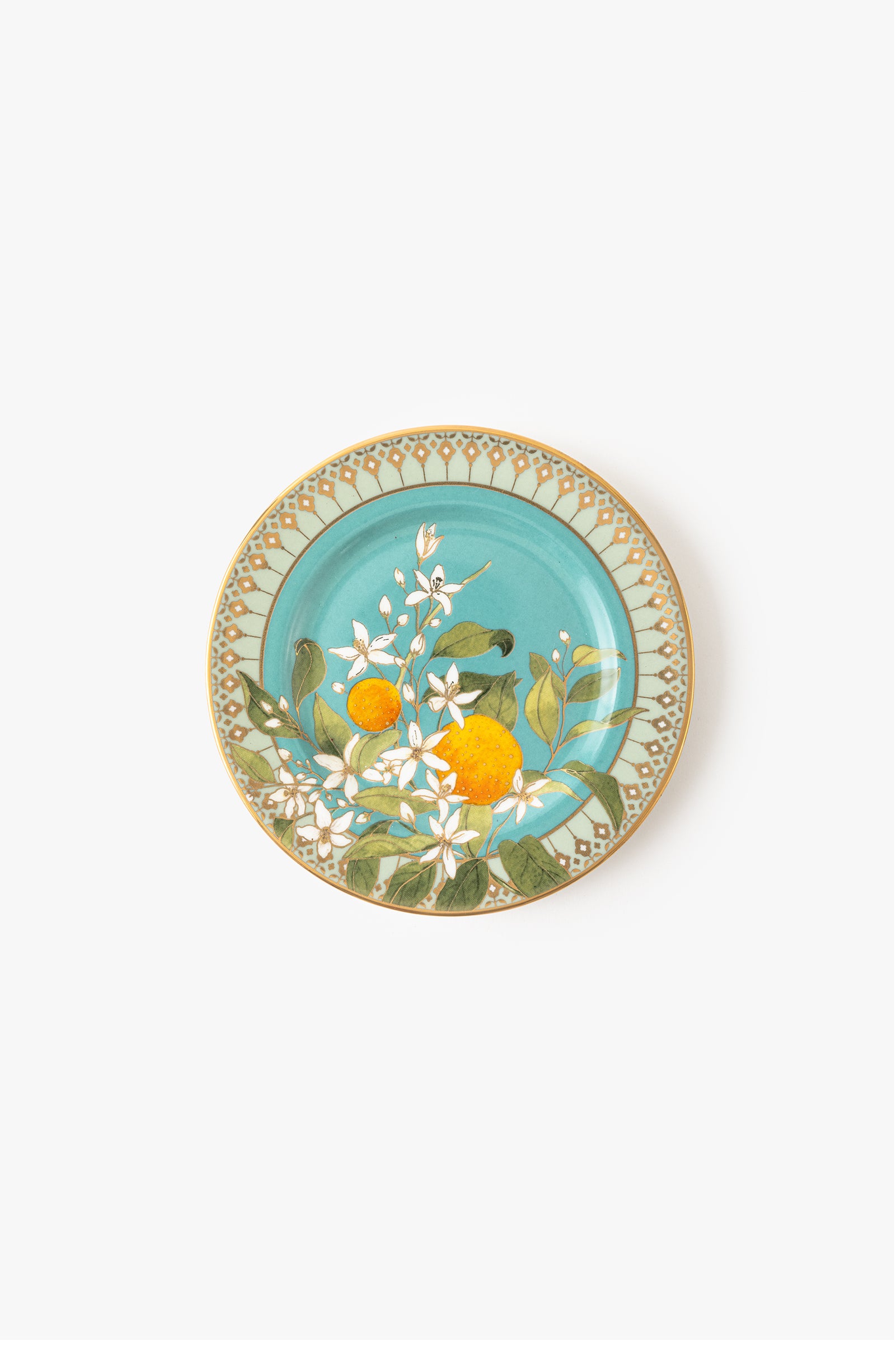 Tangerine Tea Plates