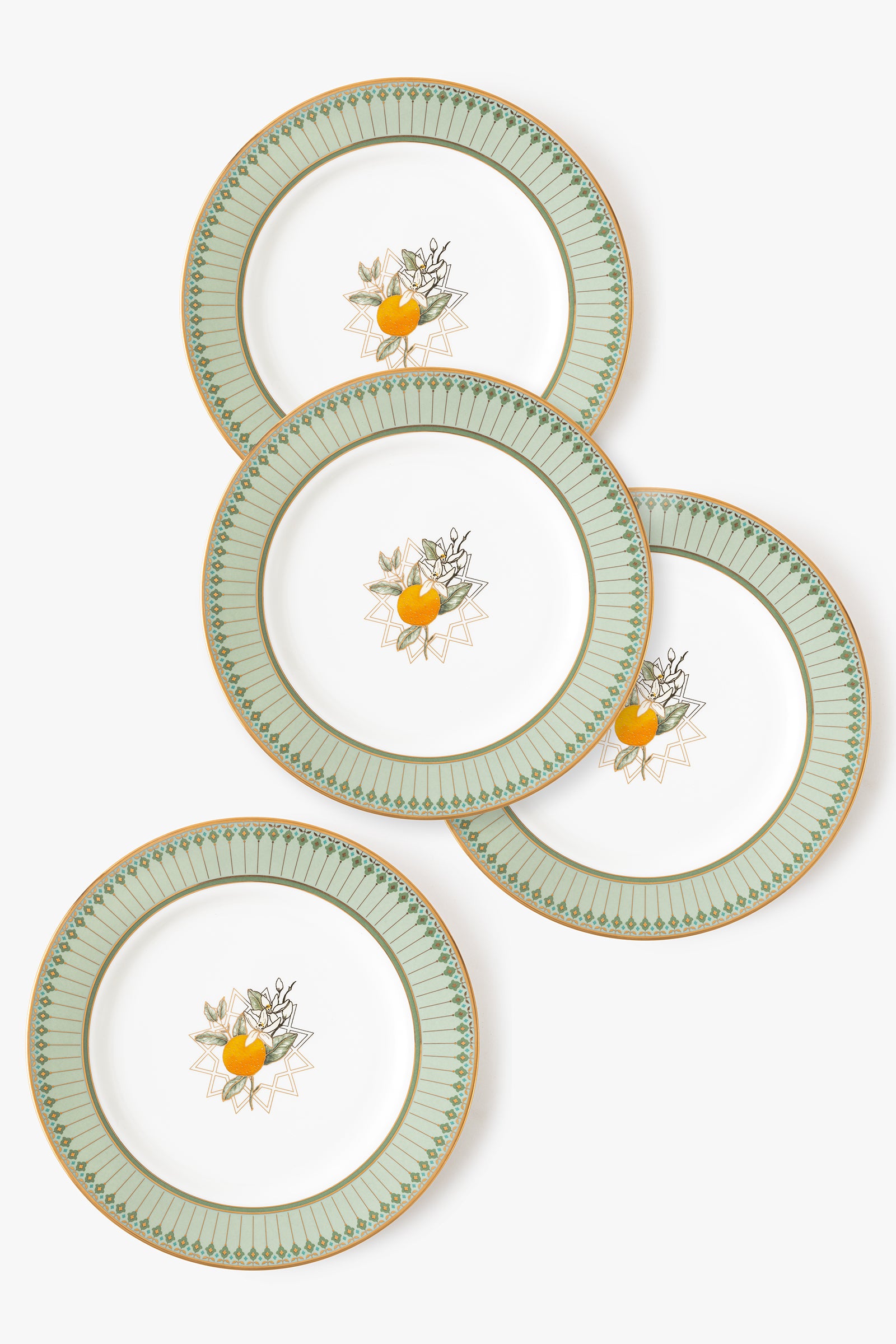 Tangerine Dinner Plates