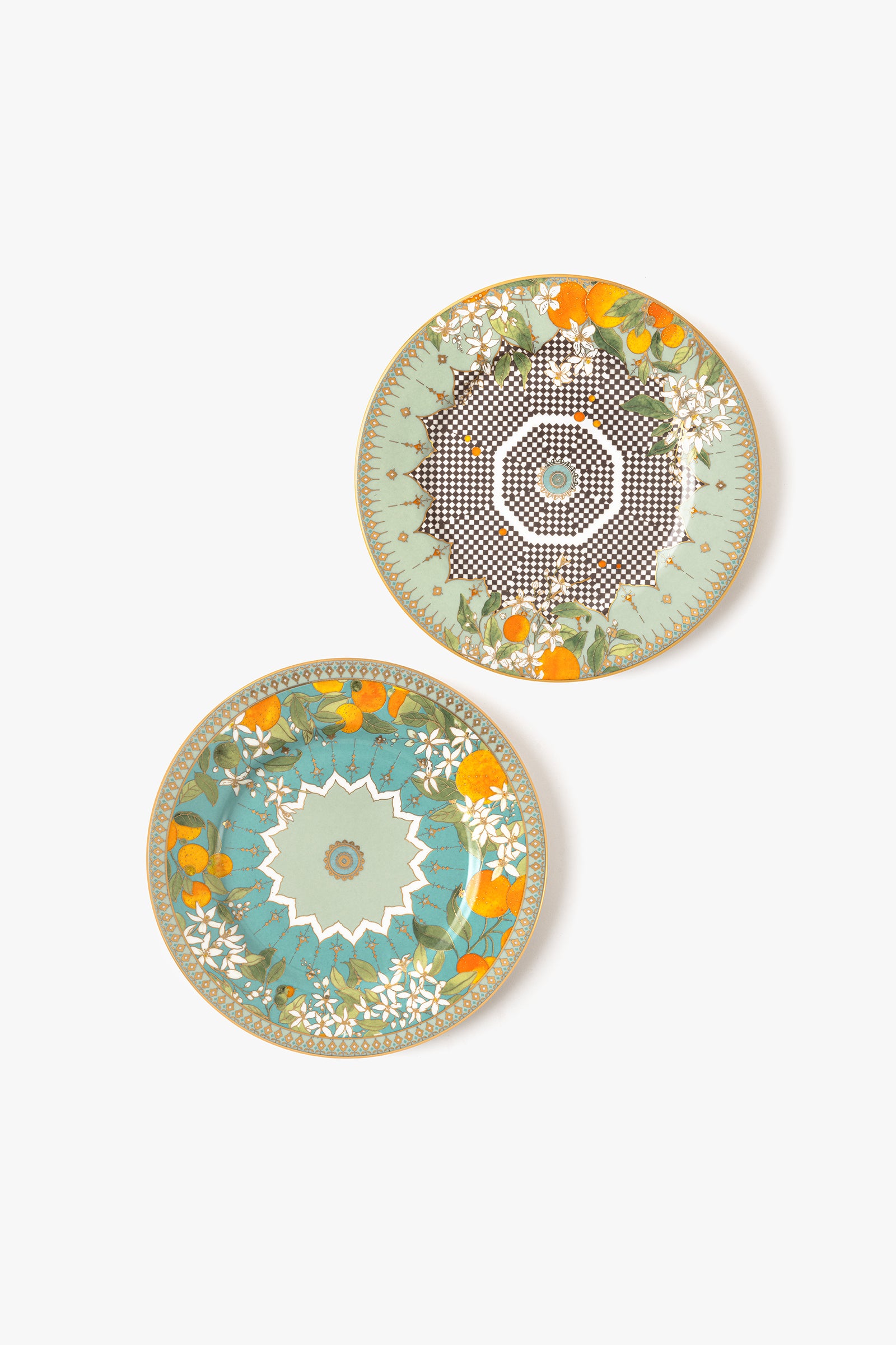 Tangerine Dessert Plates