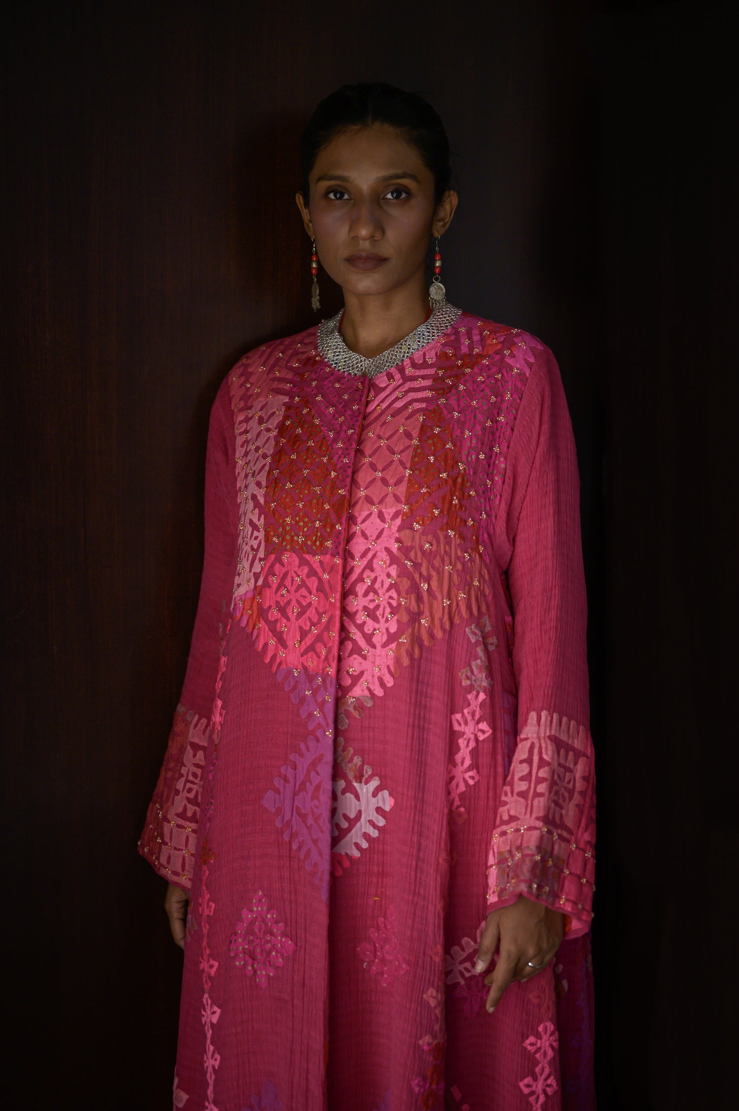 Qatab Jacket | Hot Pink