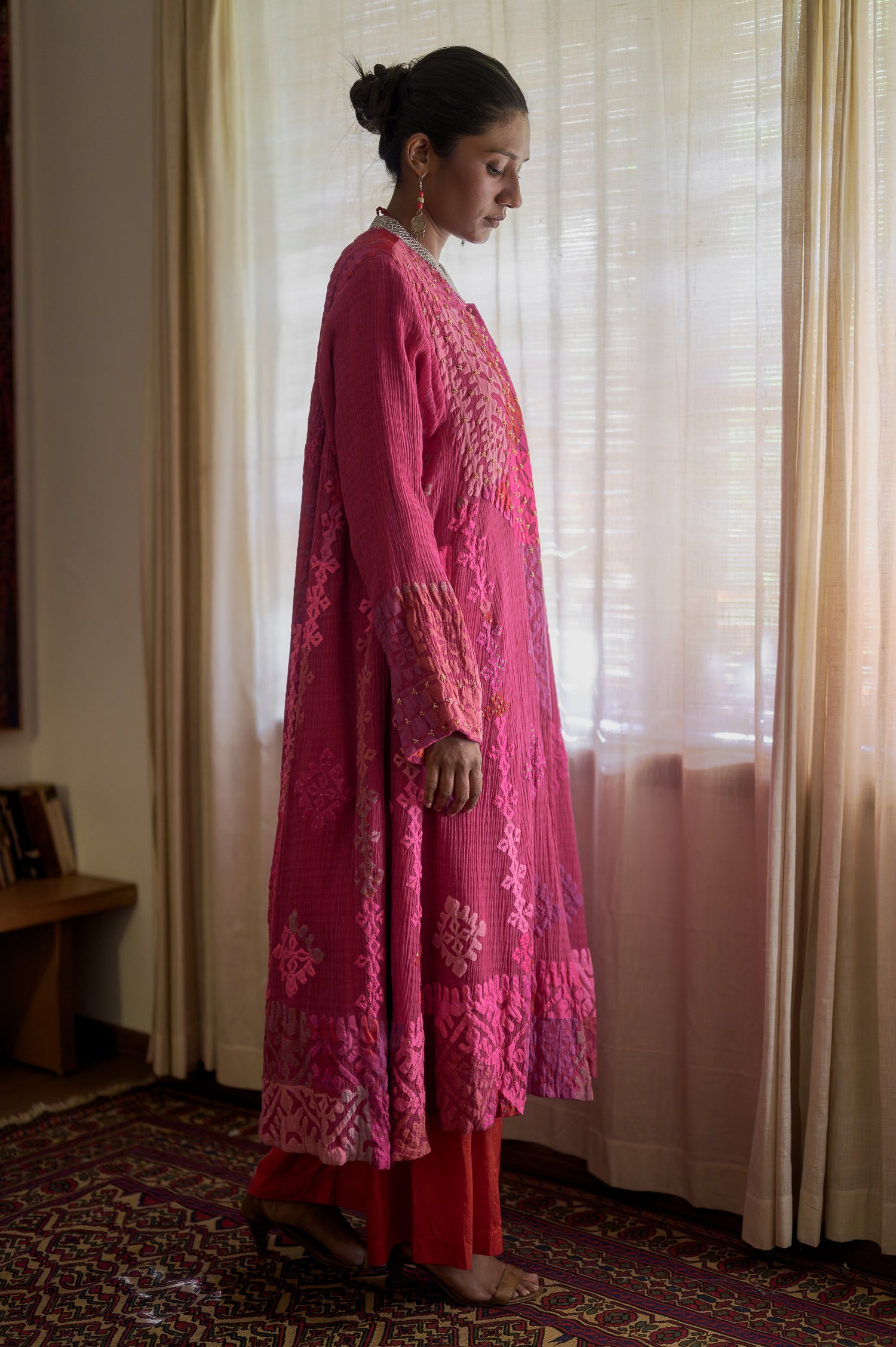 Qatab Jacket | Hot Pink