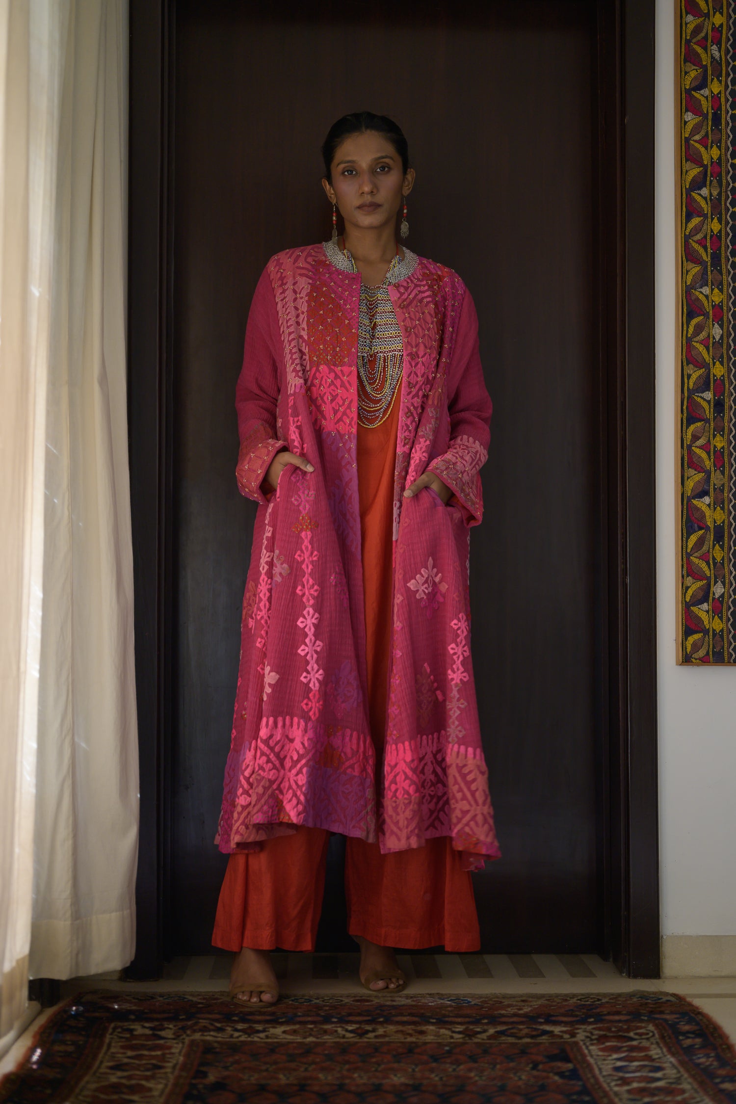 Qatab Jacket | Hot Pink