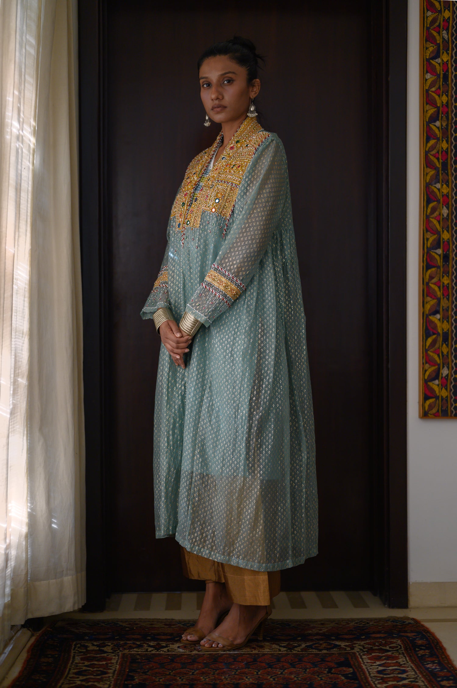 Balochi Jacket | Ice Blue