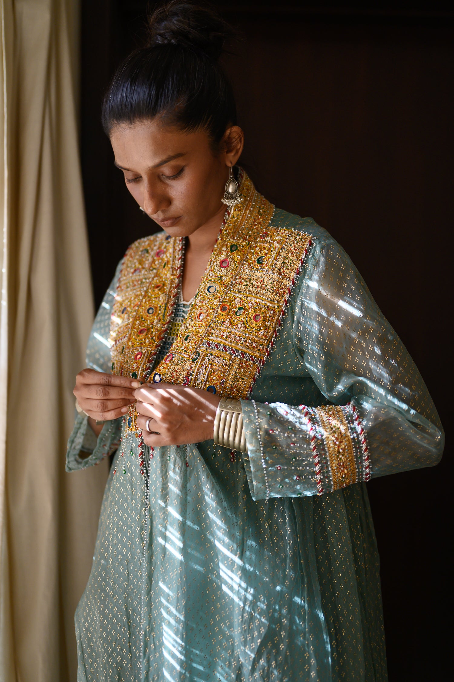 Balochi Jacket | Ice Blue
