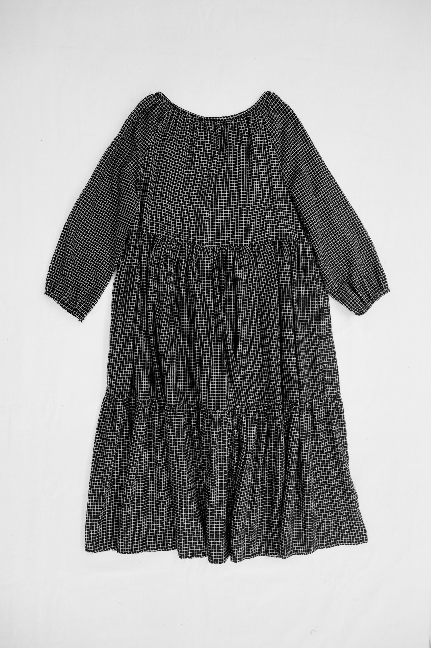 Peasant Dress | Checks