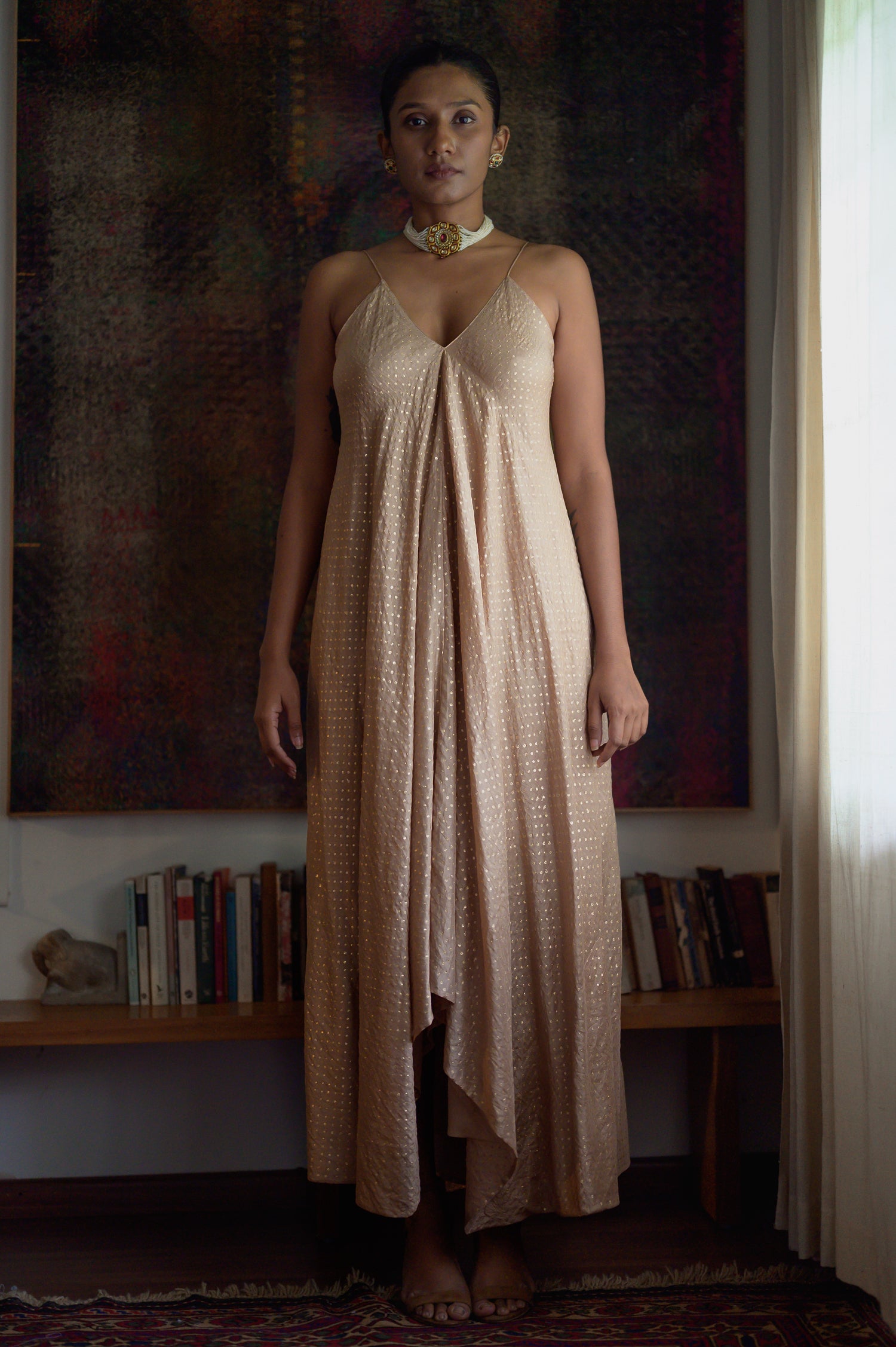 Spaghetti Dress | Dotted
