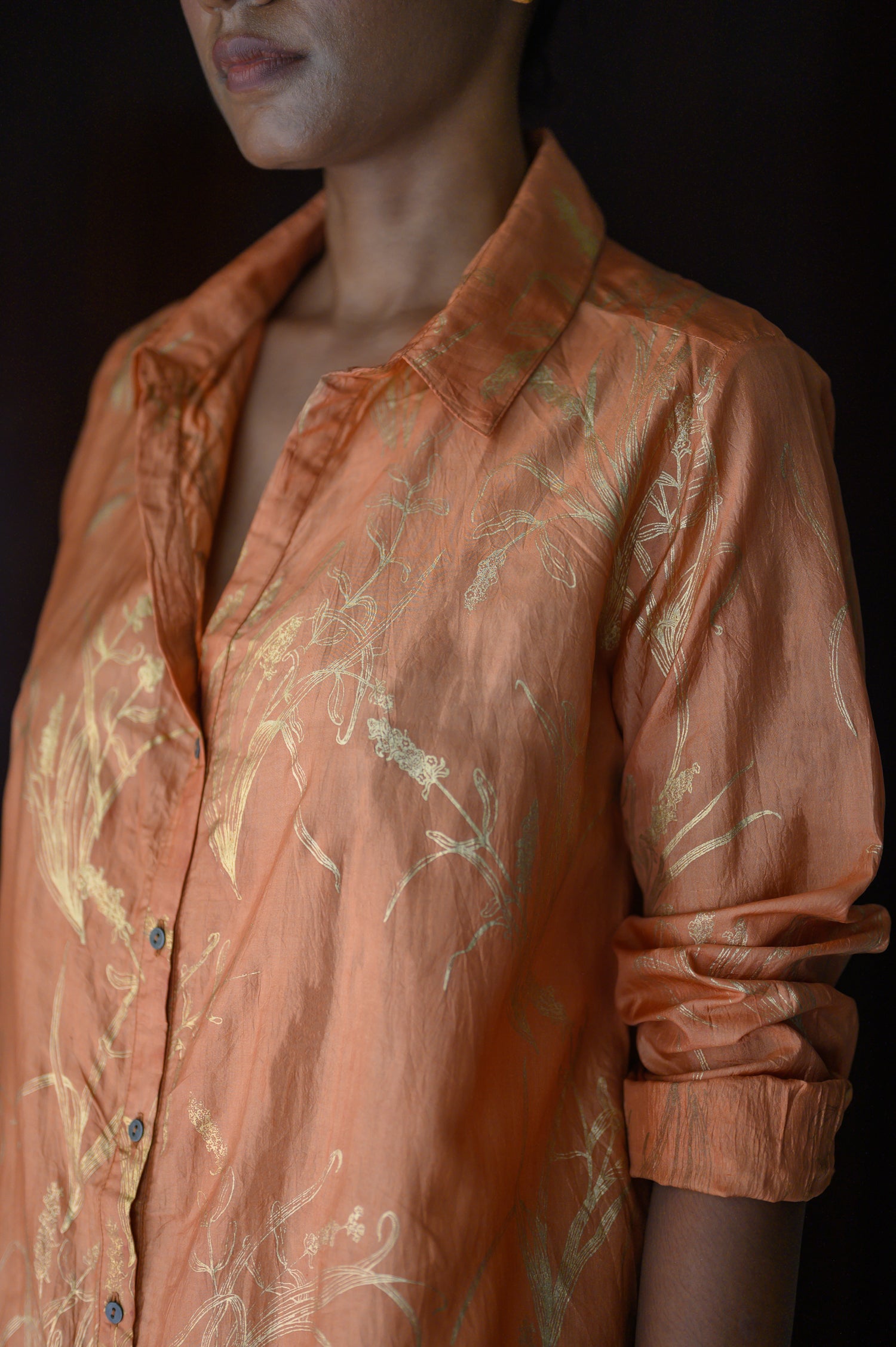 Loose Shirt | Lavender Print