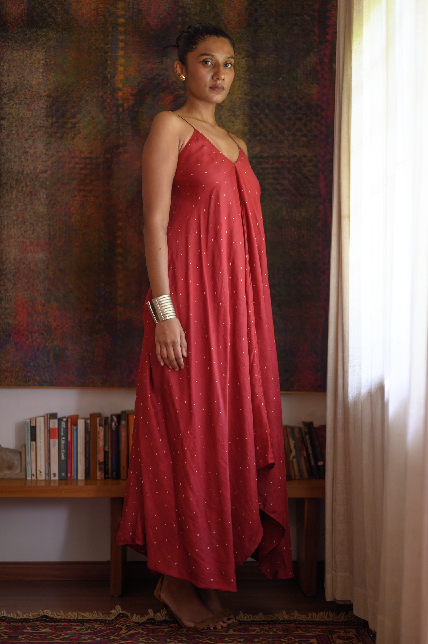 Spaghetti Dress | Tiny Dots