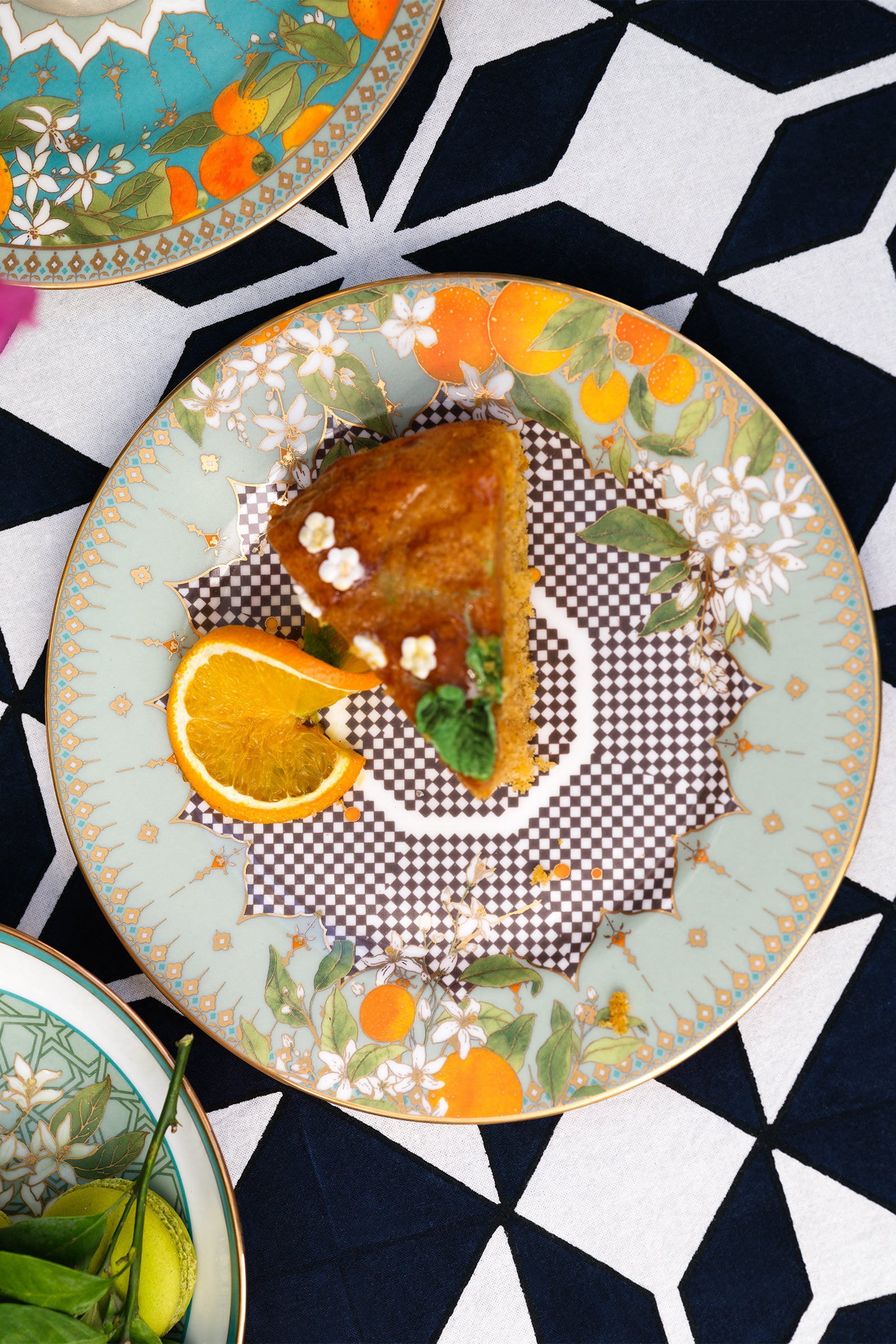 Tangerine Dessert Plates