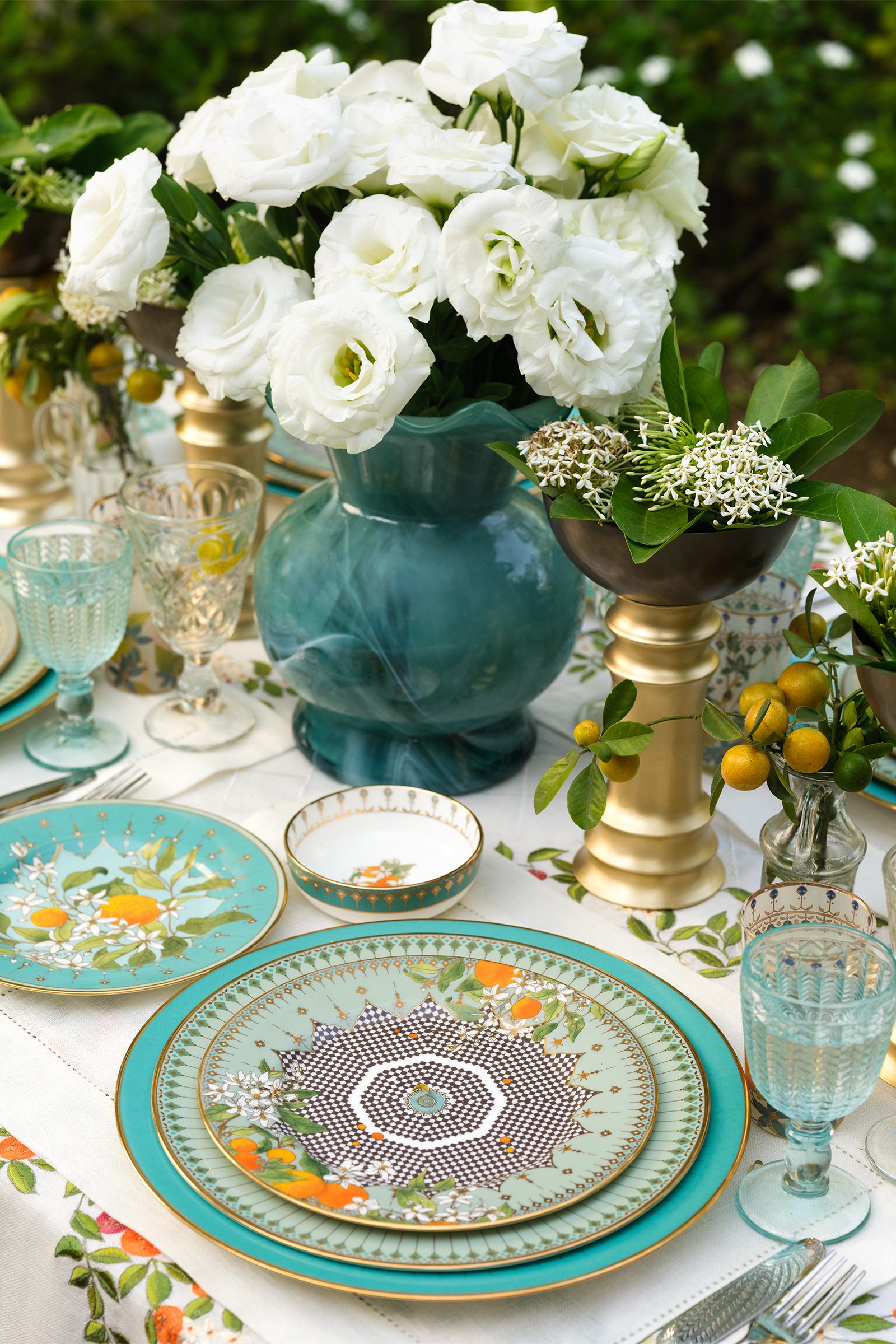Tangerine Dessert Plates