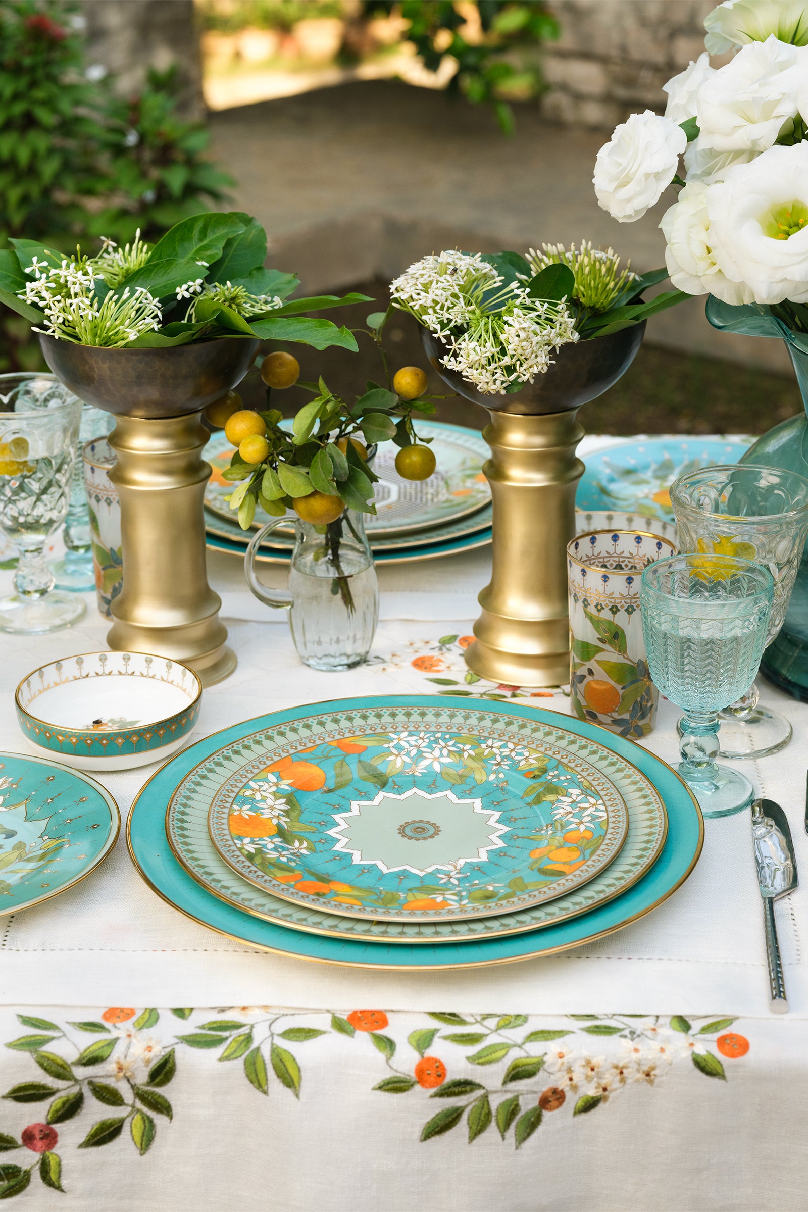 Tangerine Dessert Plates