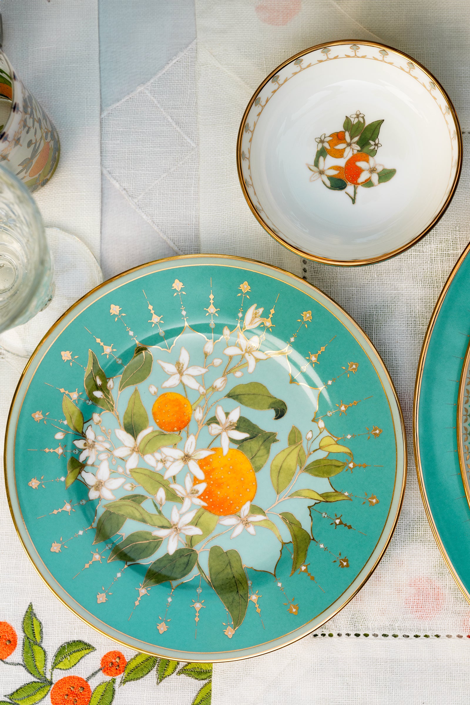 Tangerine Side Plates