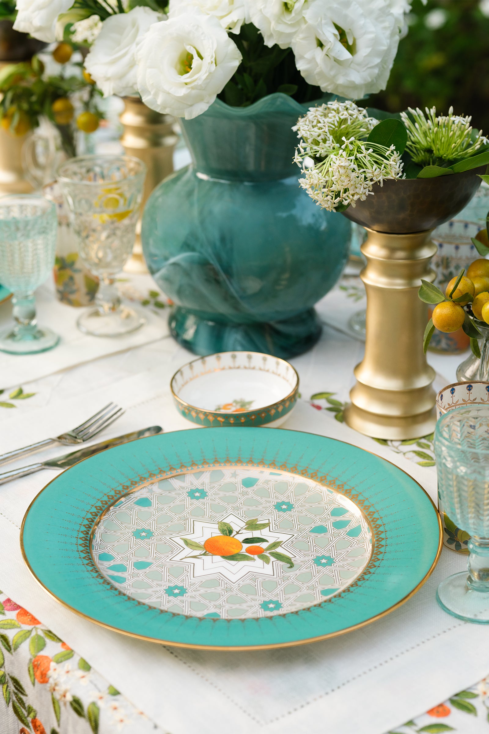 Tangerine Charger Plate
