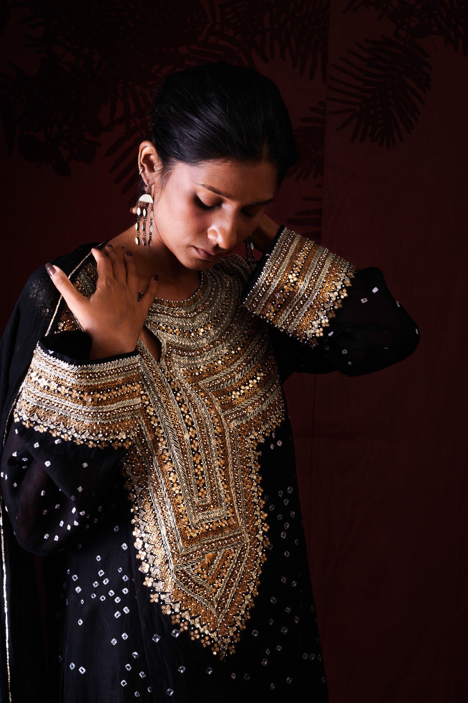 Afghan Kurta | Black