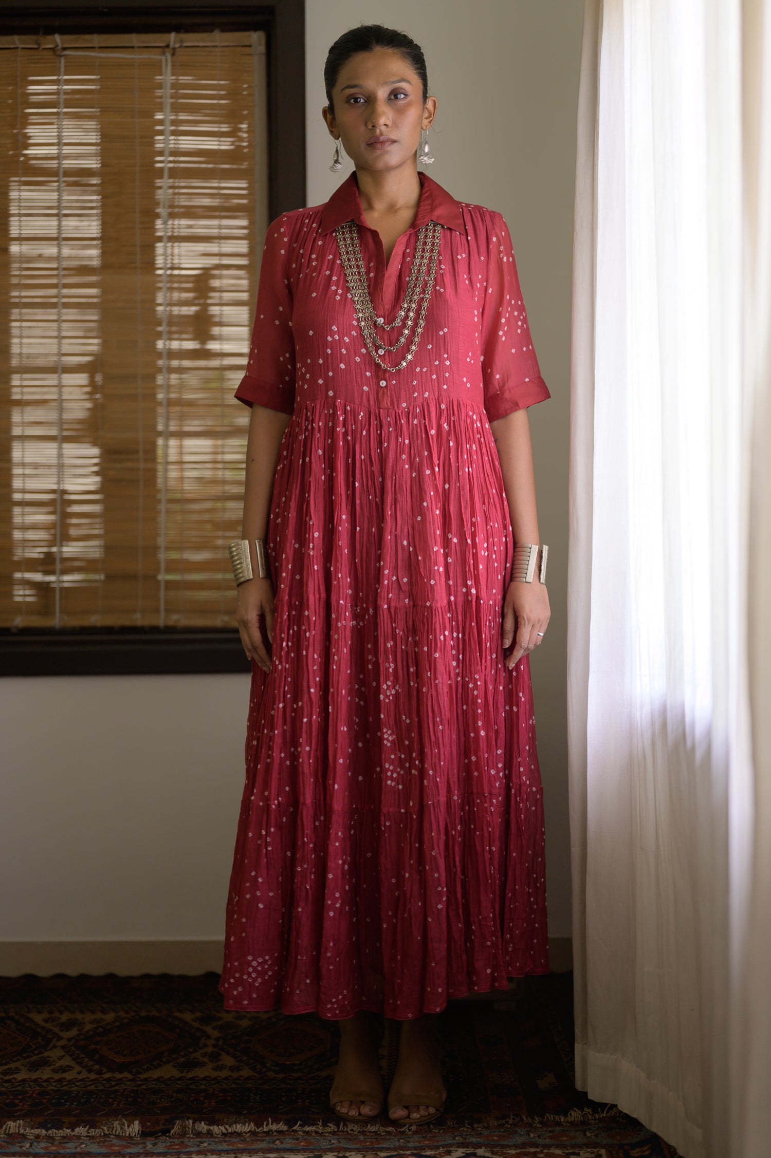 Long Shirred Dress | Madder