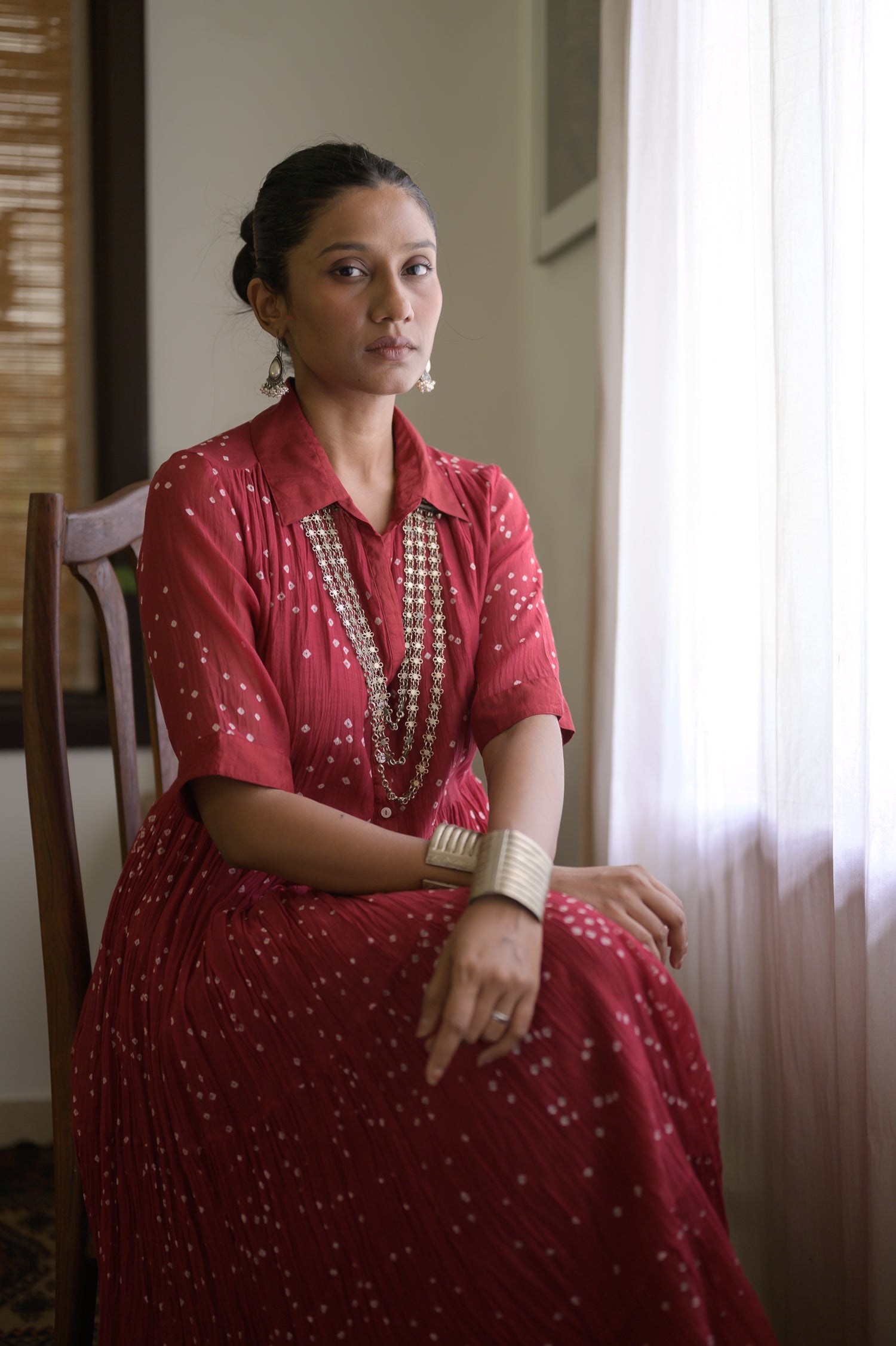 Long Shirred Dress | Madder