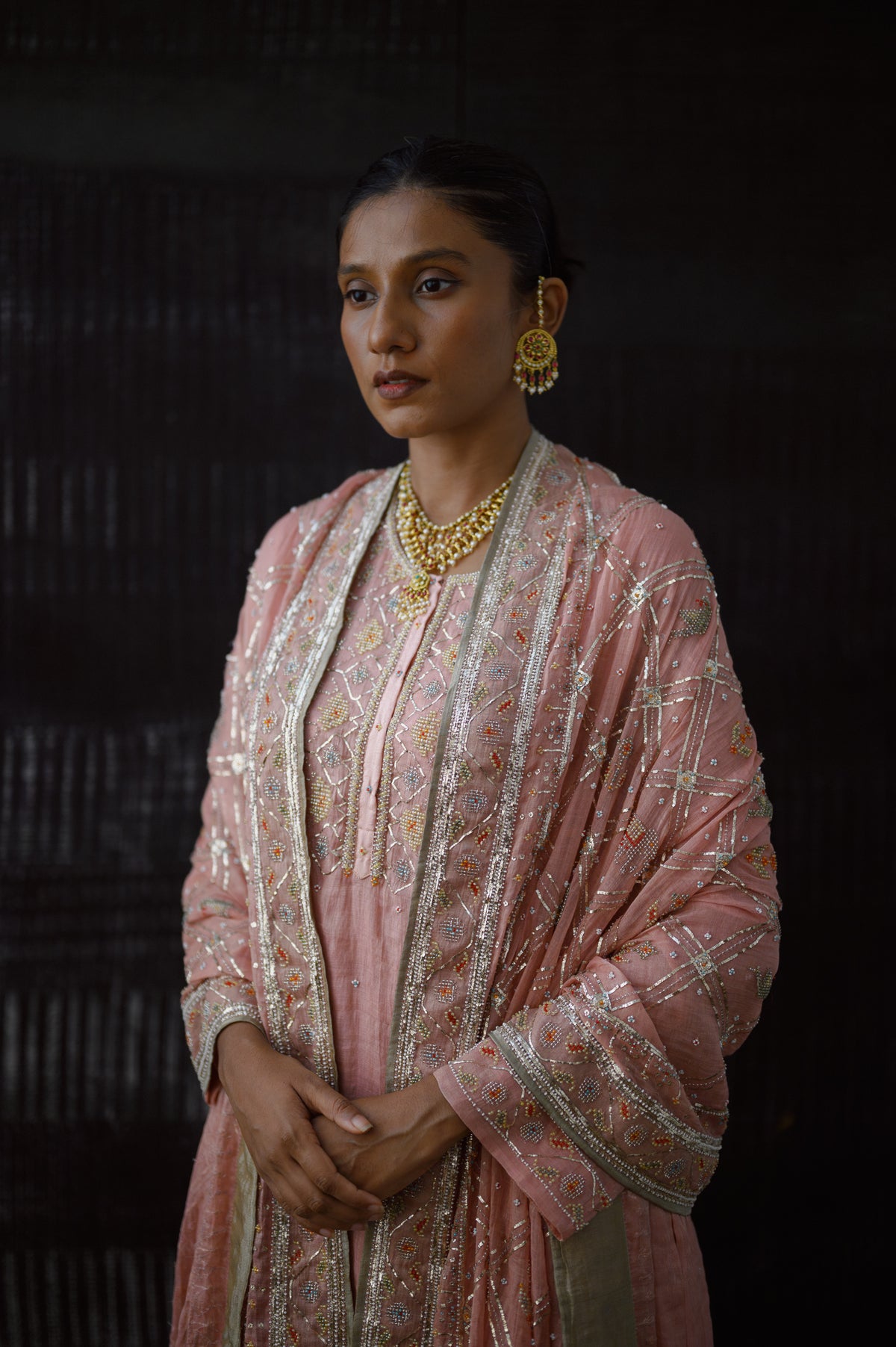 Patan Lehenga & Kurta Set | Onion Pink