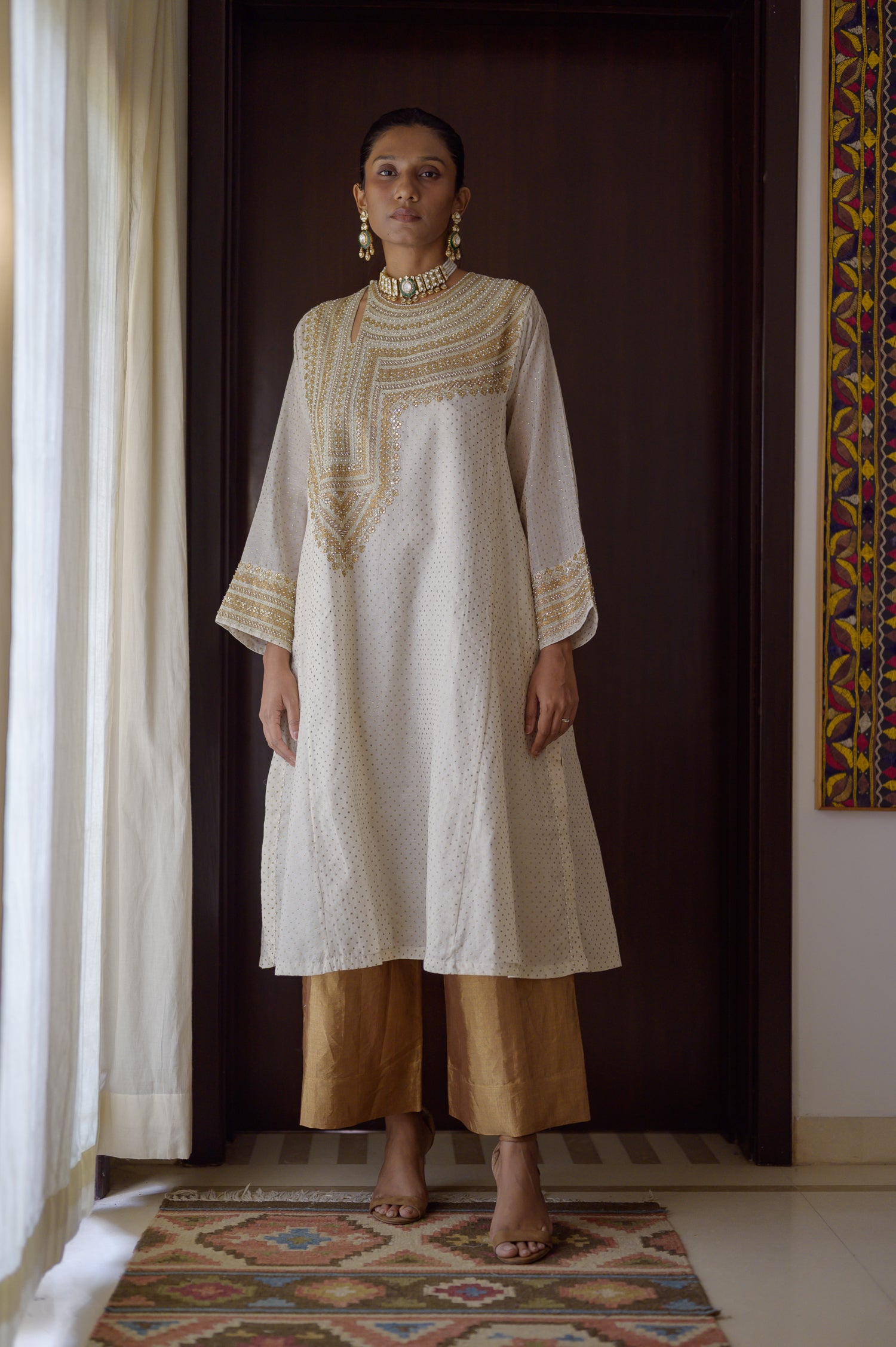 Afghan Kurta | Natural