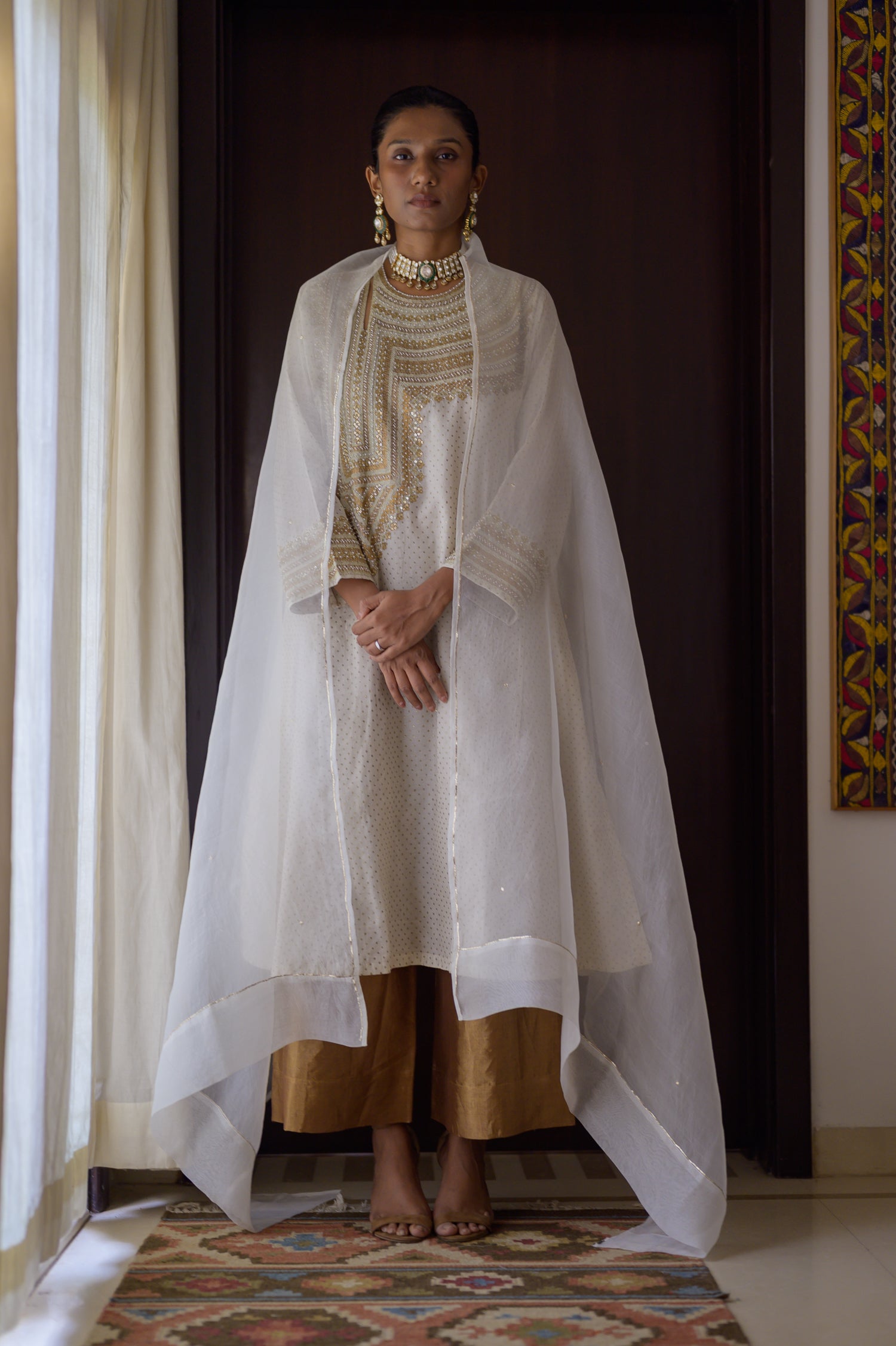 Afghan Kurta | Natural