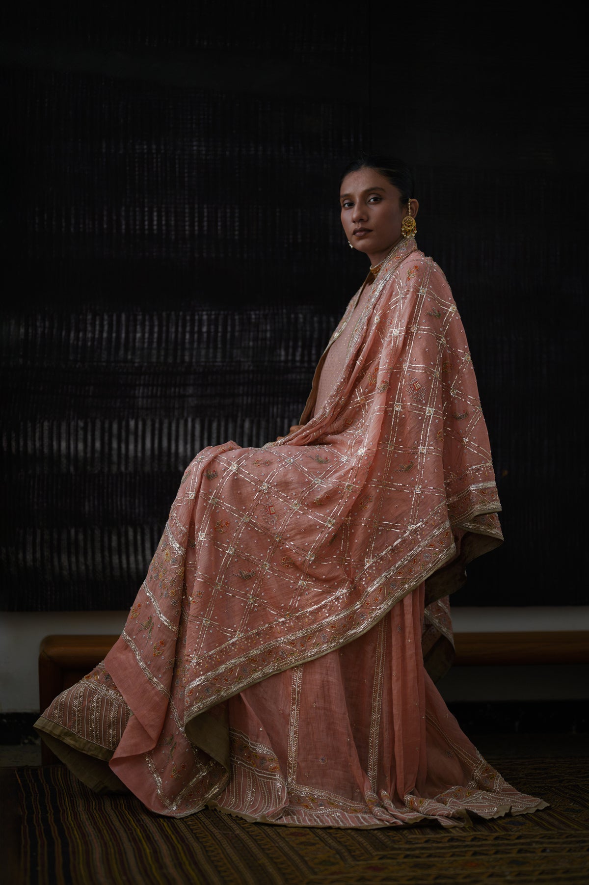Patan Lehenga & Kurta Set | Onion Pink