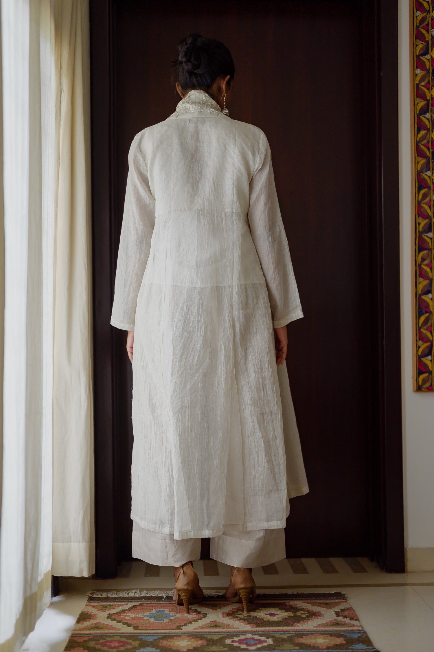 Afsara Jacket | Natural White