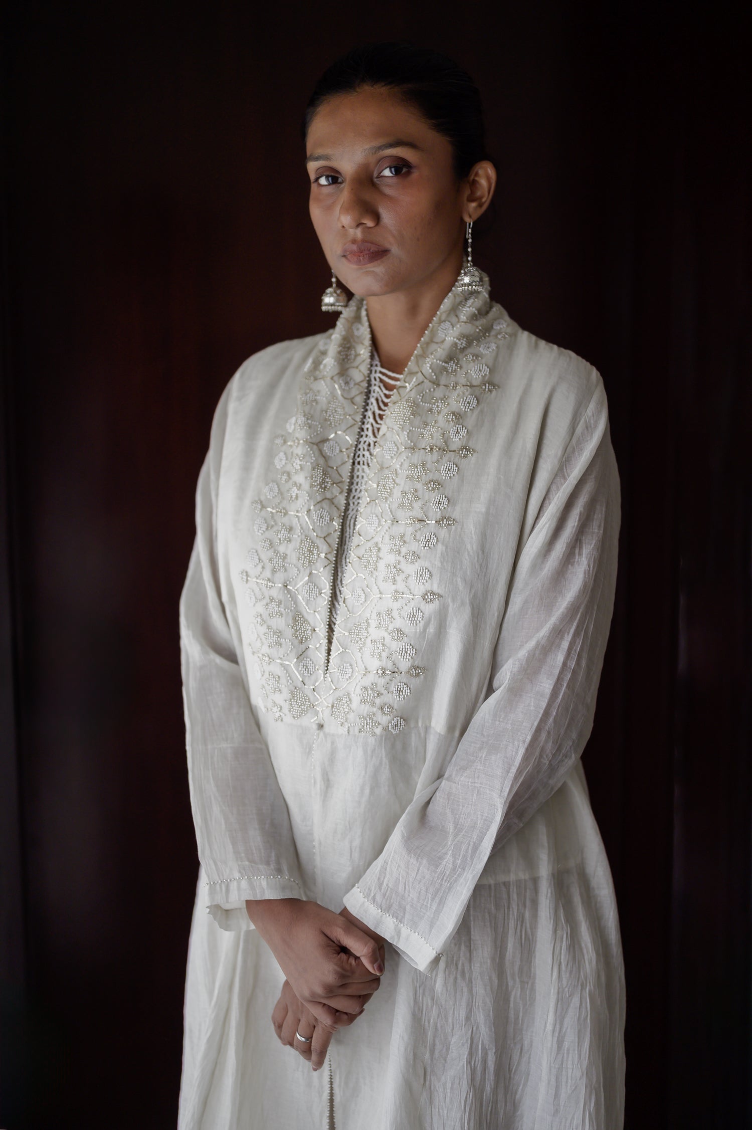 Afsara Jacket | Natural White