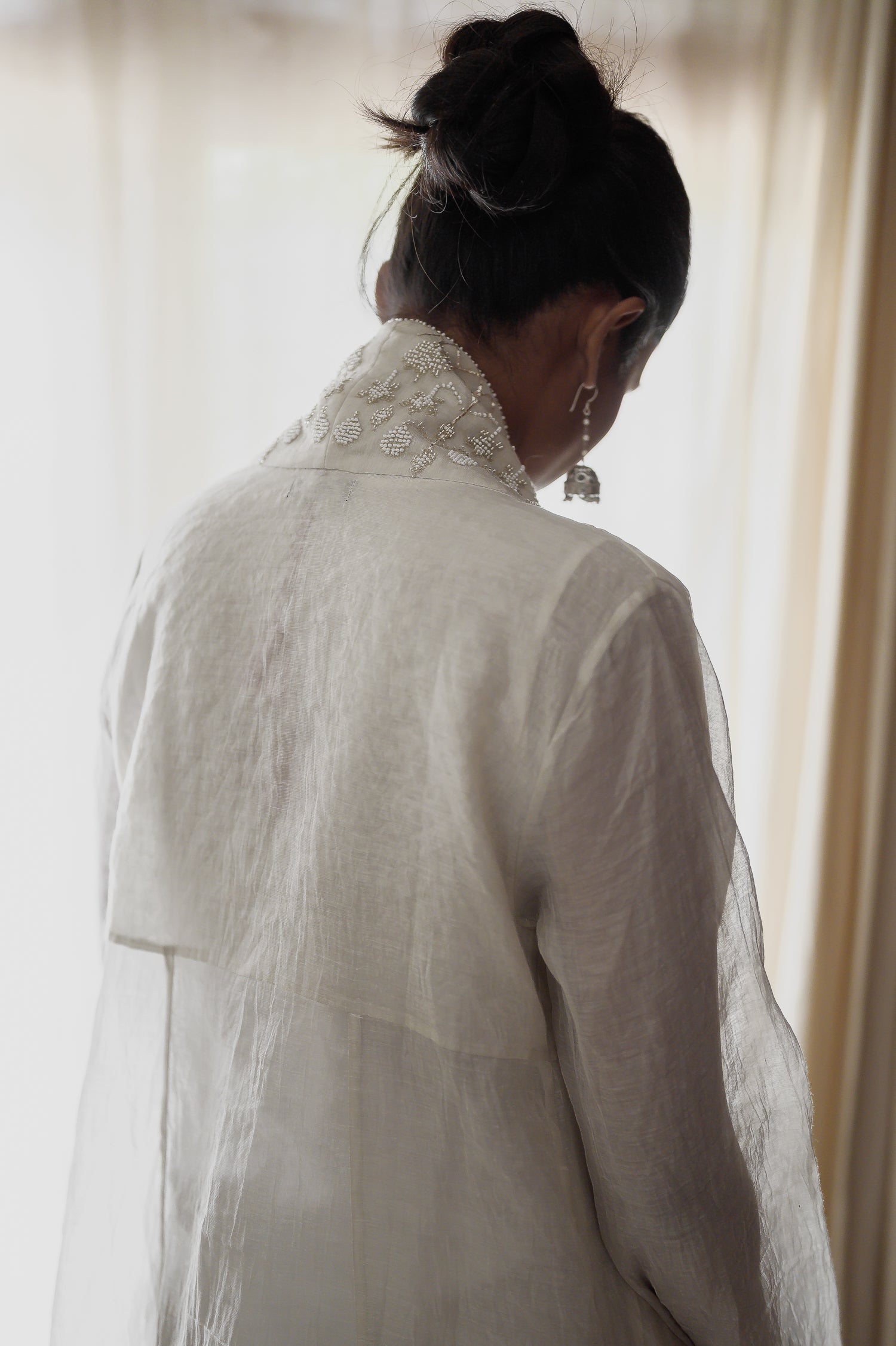 Afsara Jacket | Natural White