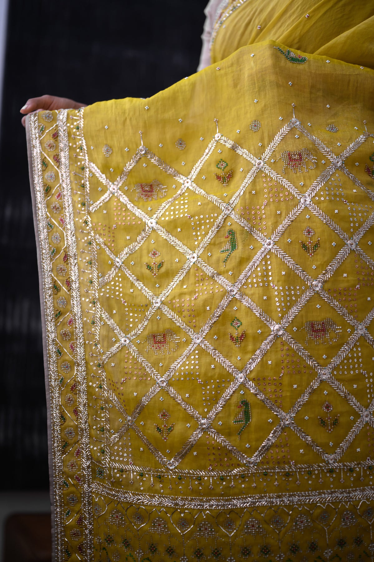 Patan Saree | Mustard Yellow