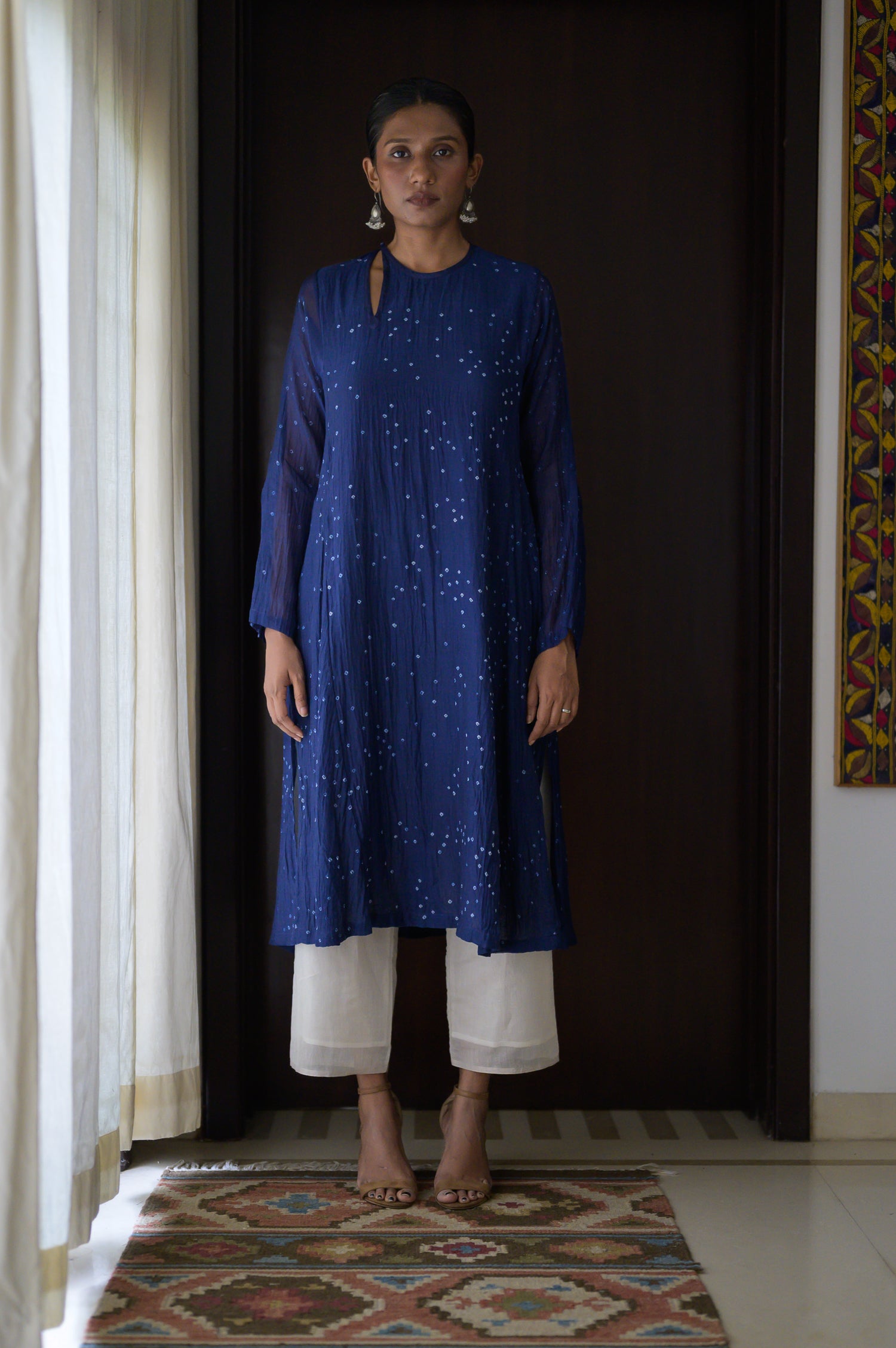 Afghan Kurta | Bandhani