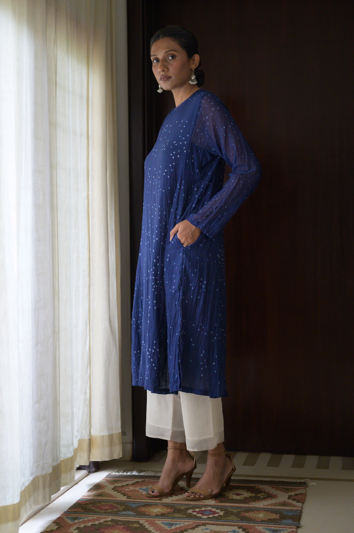Afghan Kurta | Bandhani