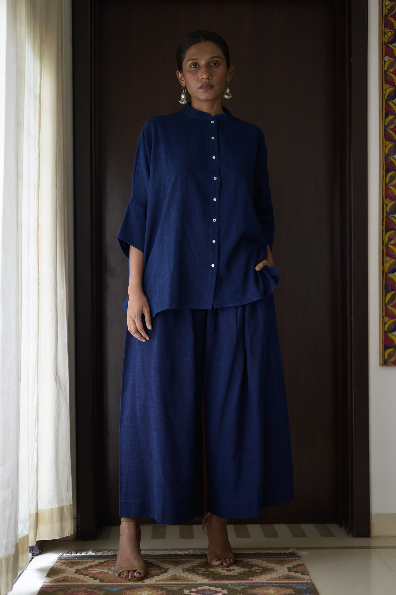 Bento Shirt | Indigo Blue