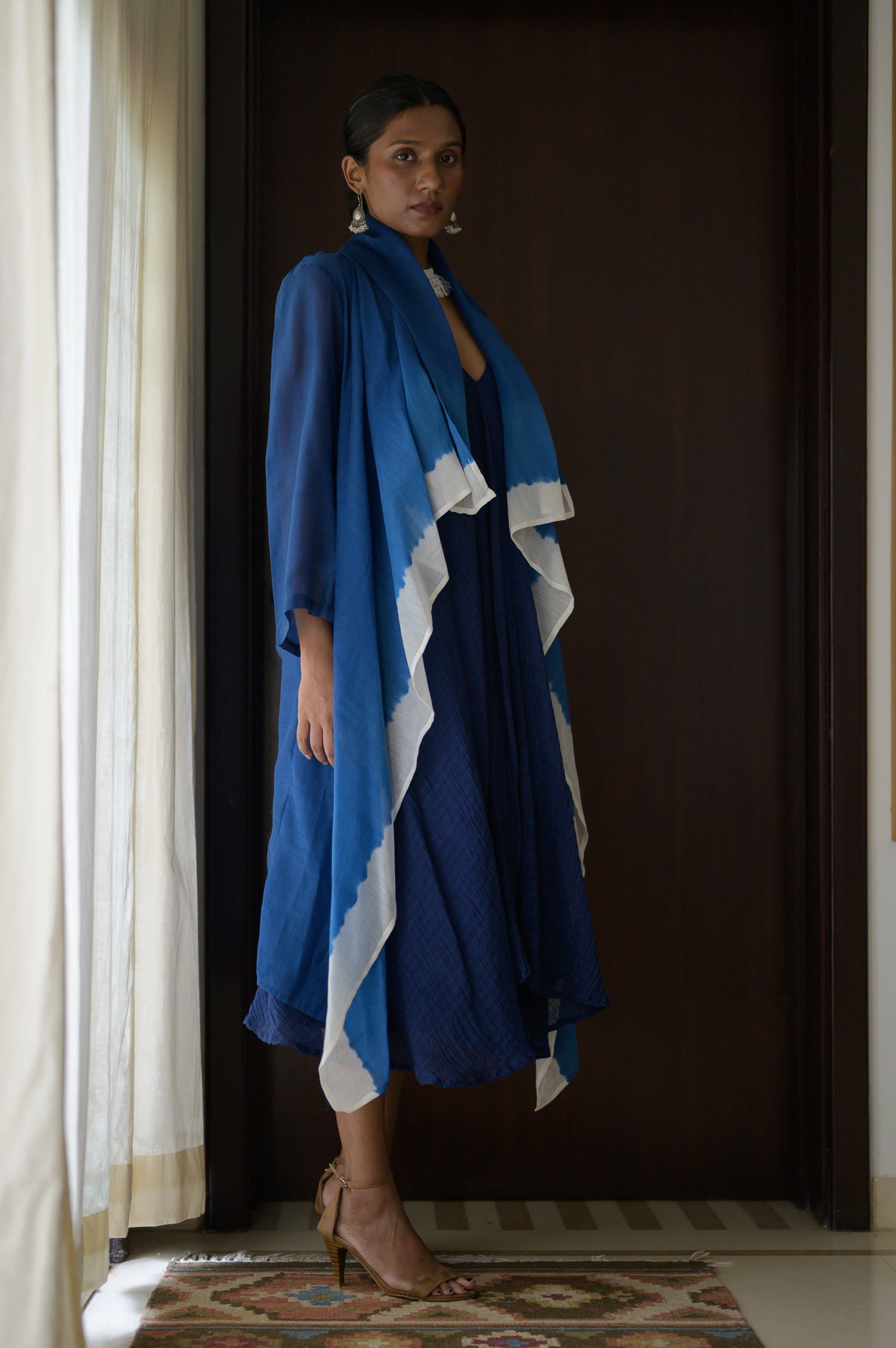 Spaghetti Dress | Indigo Blue
