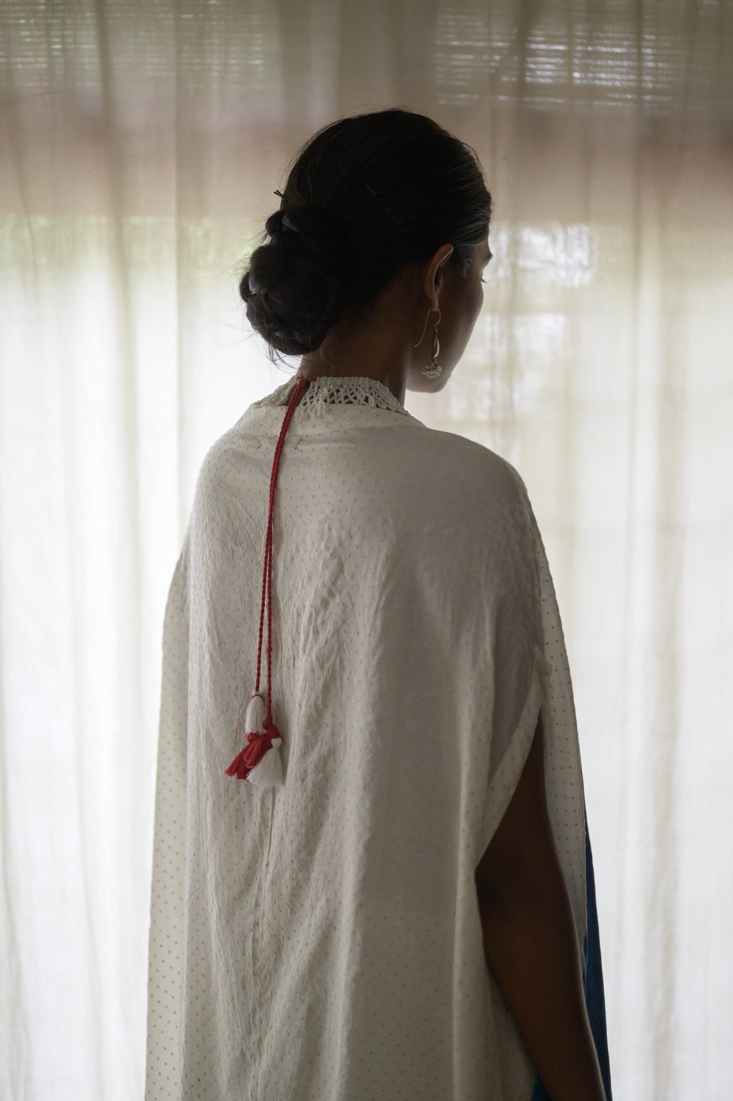 Poncho | Ombre | Indigo Blue