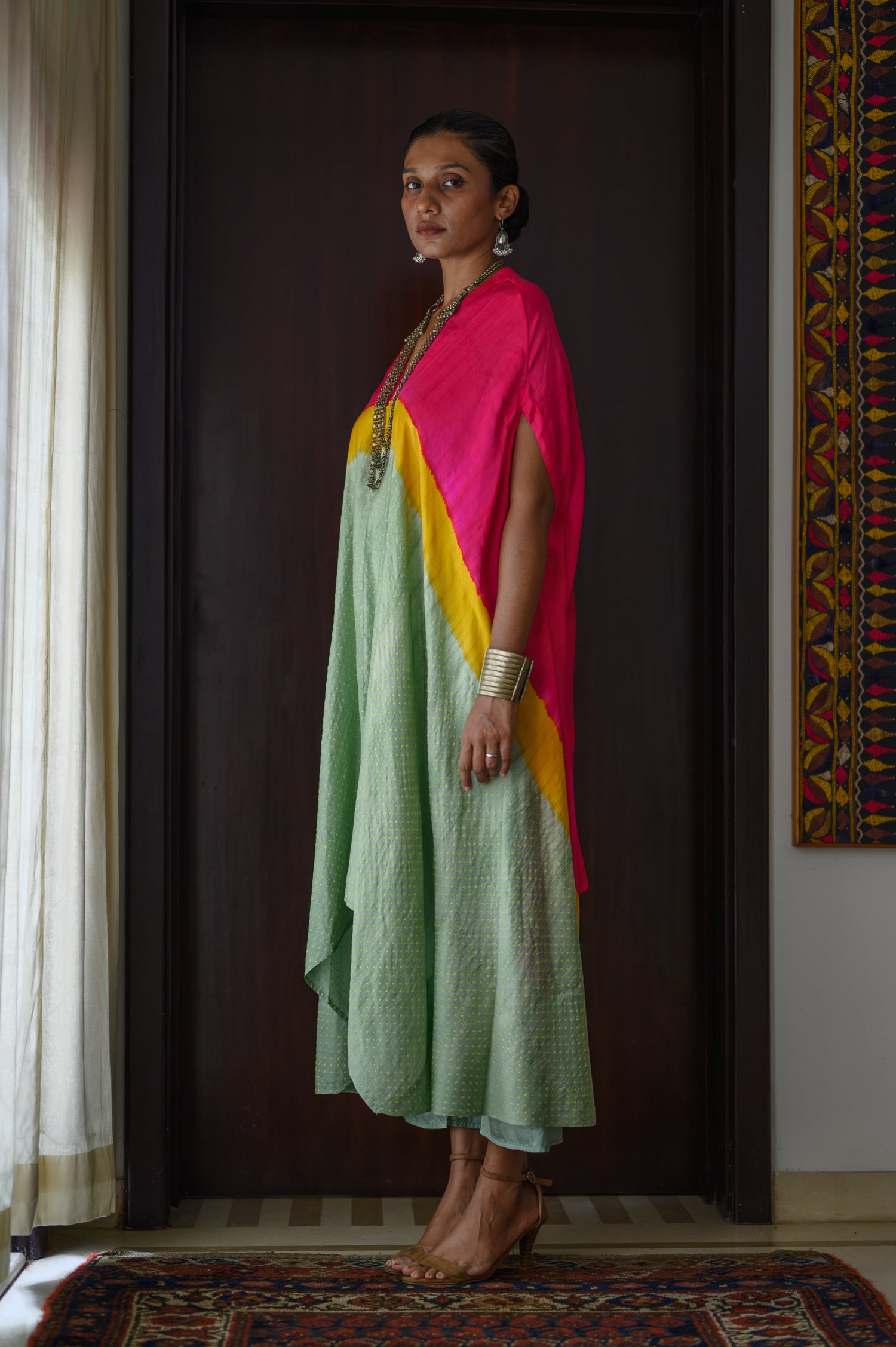 Poncho | Tea Green