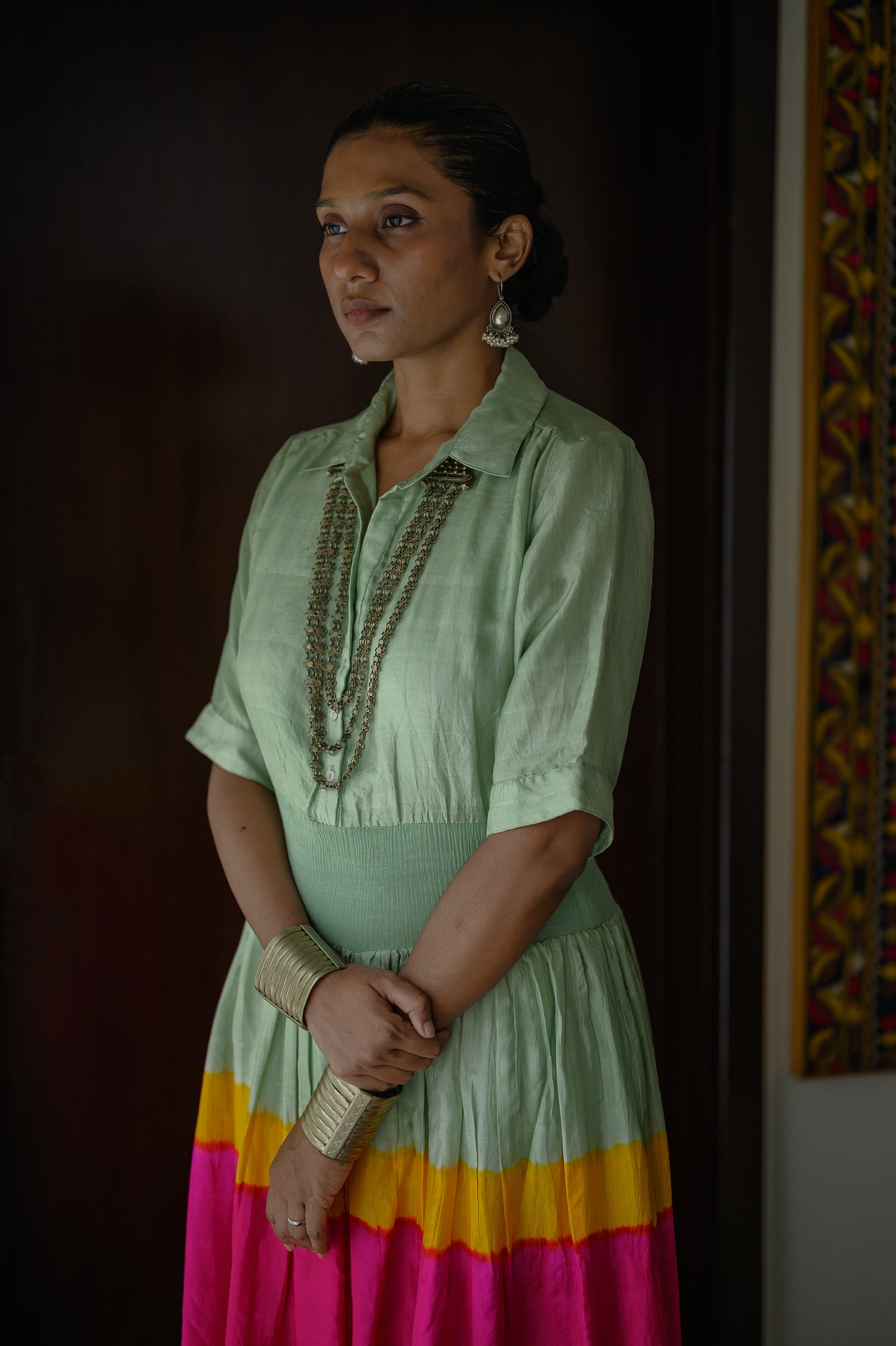 Long Dress | Tea Green
