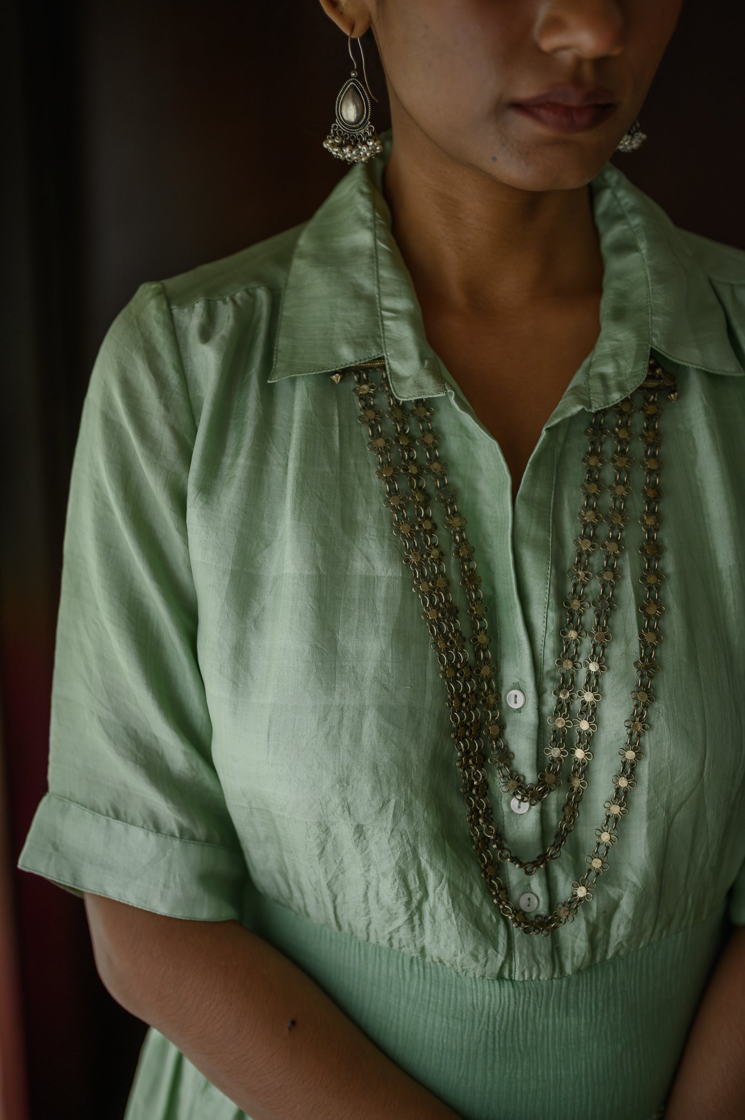 Long Dress | Tea Green