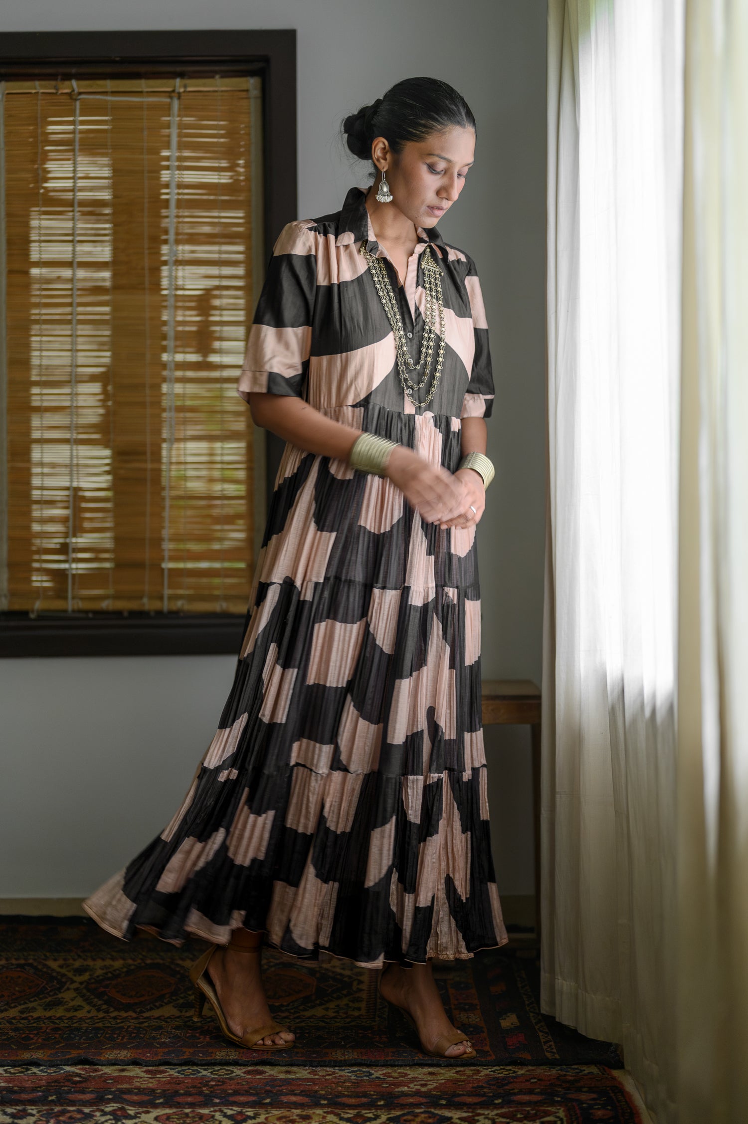 Long Shirred Dress | Hornbill