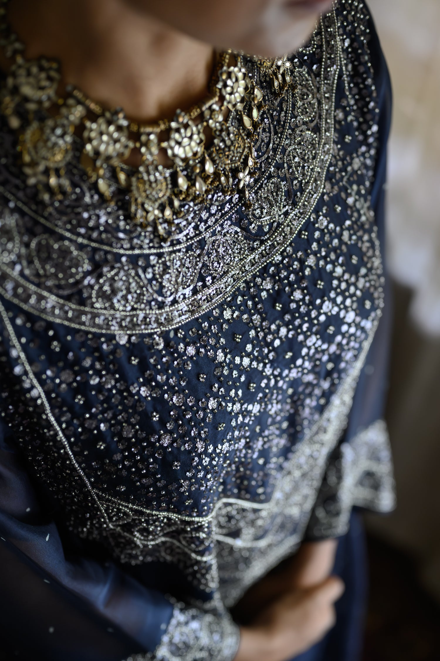 Amreen Abho Set | Midnight Blue