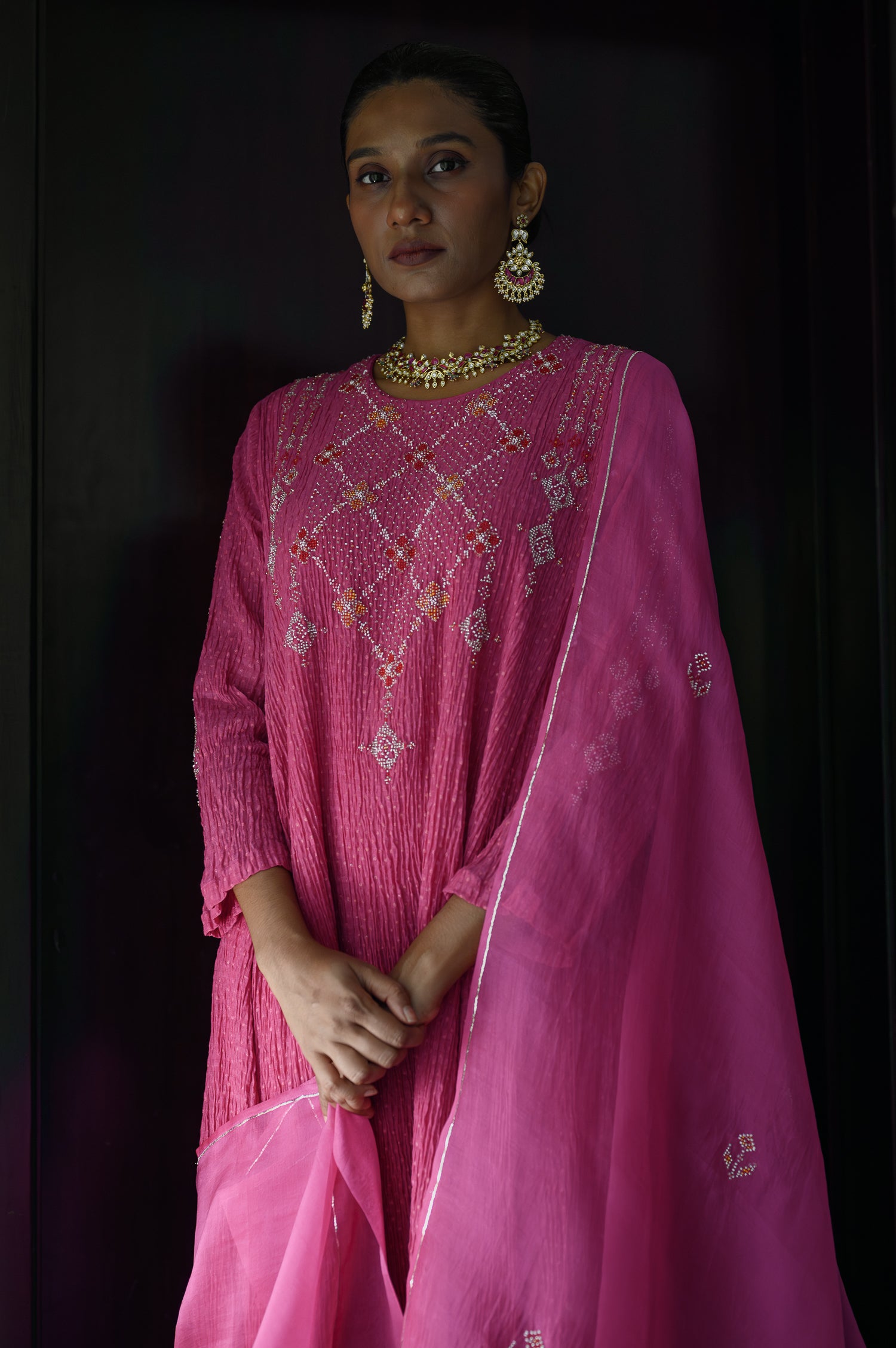 Chaarphooli Abho | Magenta Pink