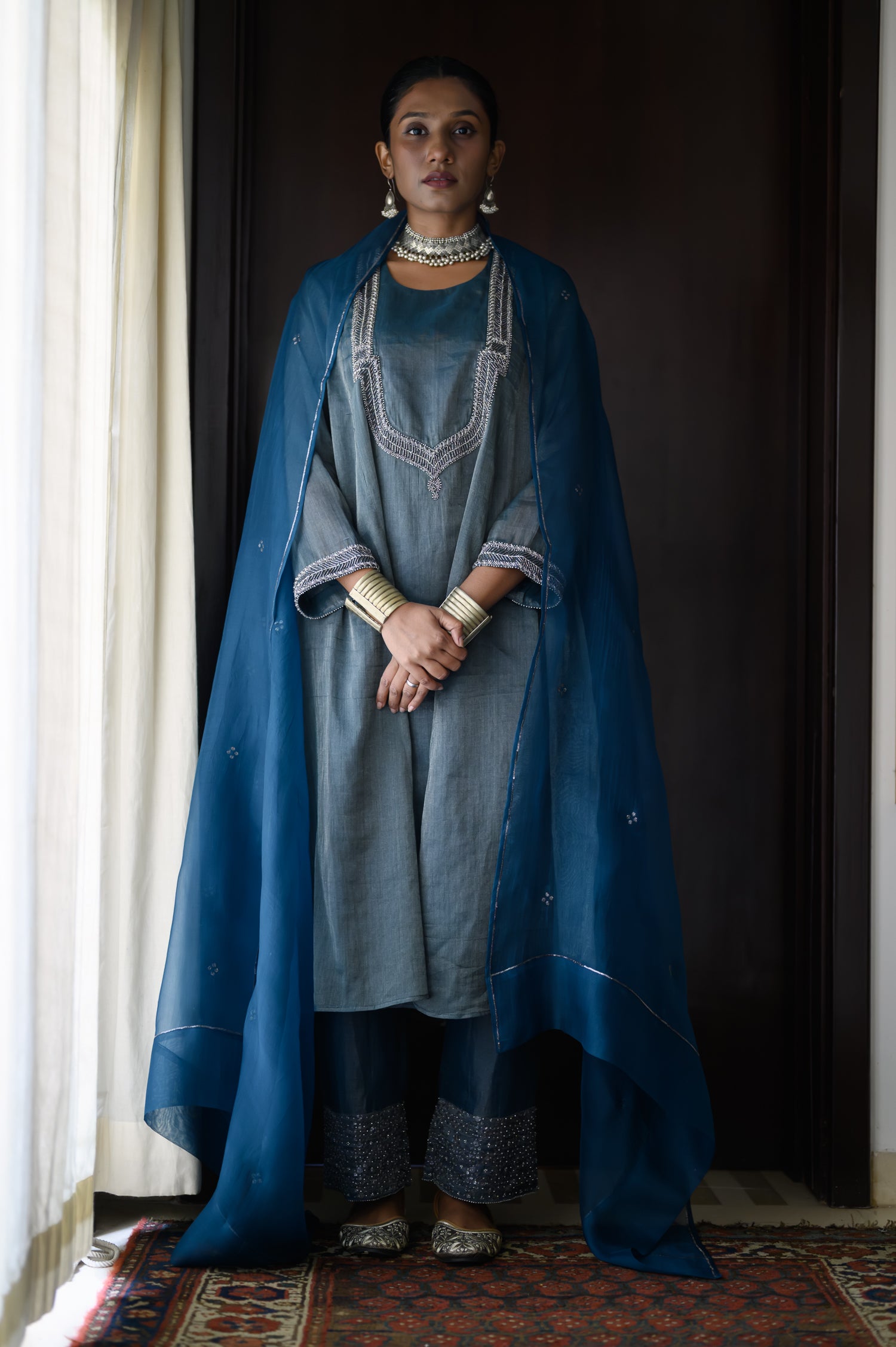 Inaya Kurta | Blue