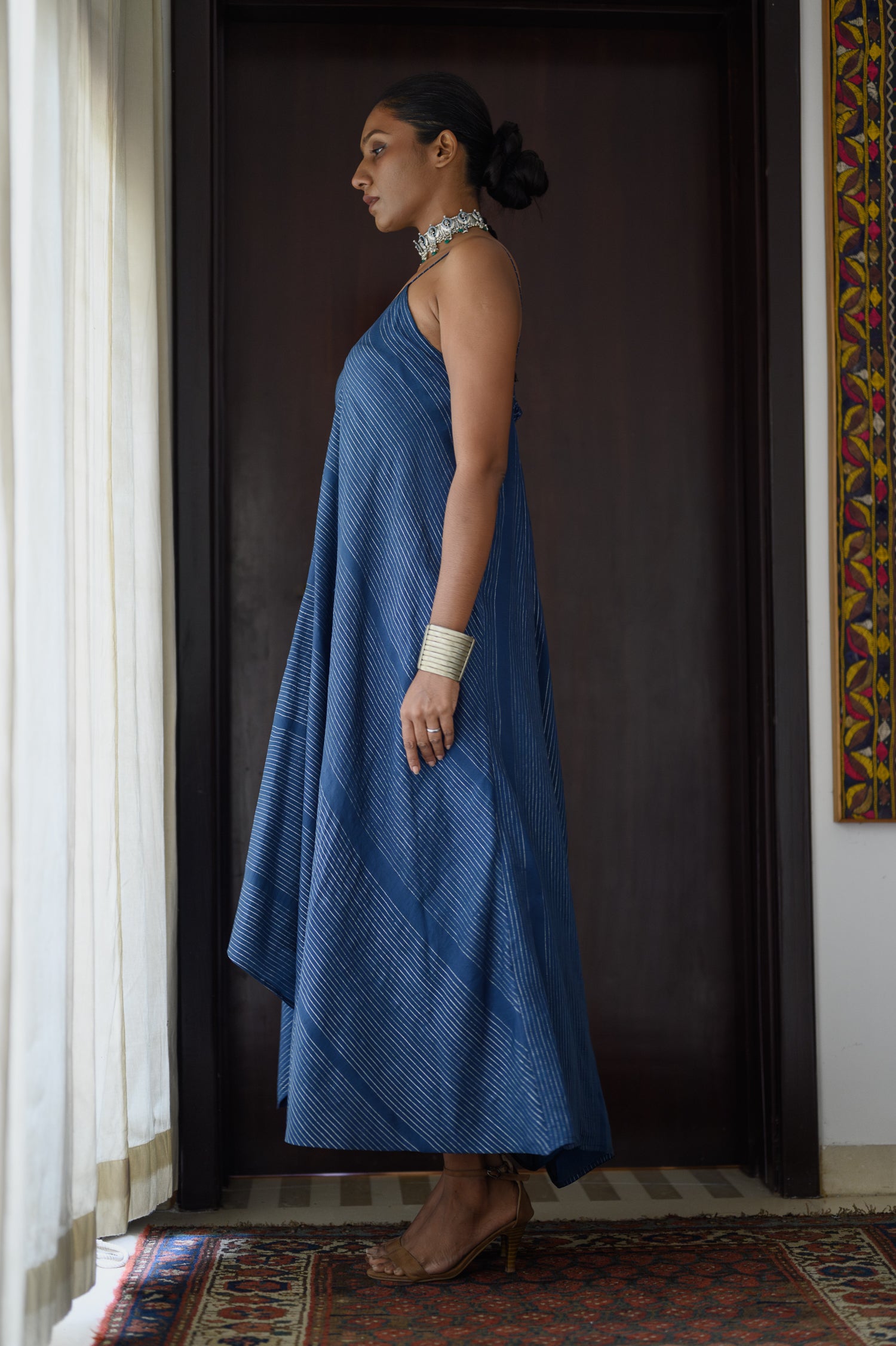 Spaghetti Dress | Pinstripes