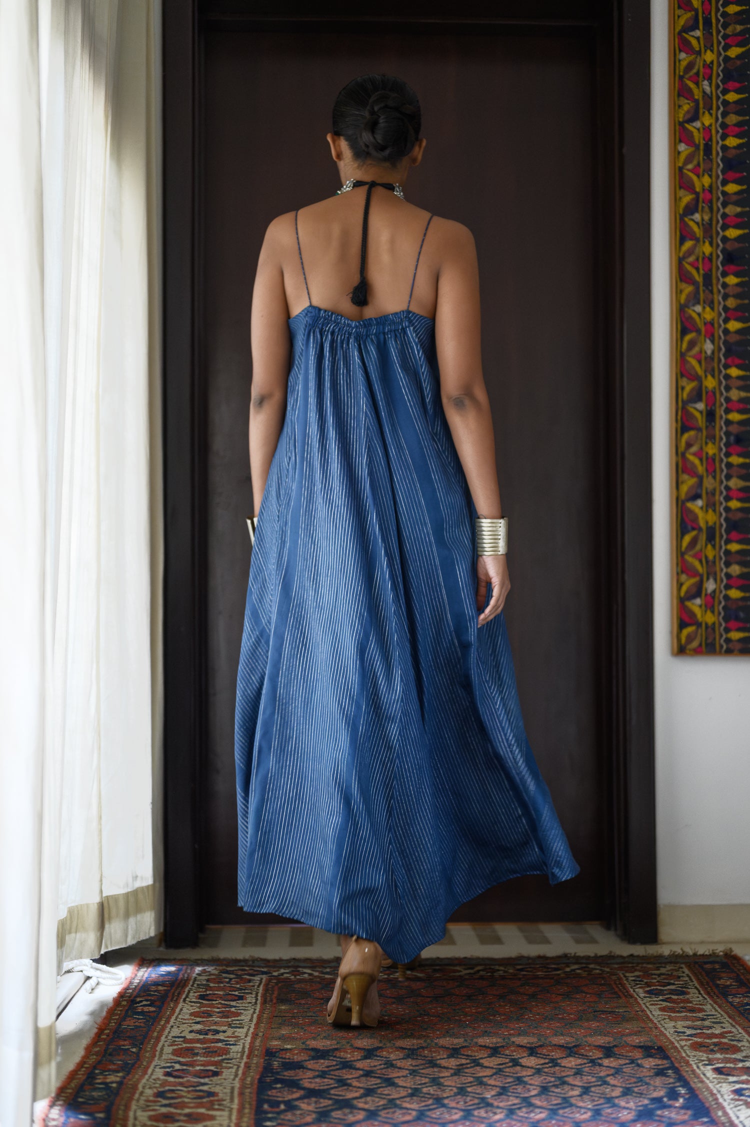 Spaghetti Dress | Pinstripes