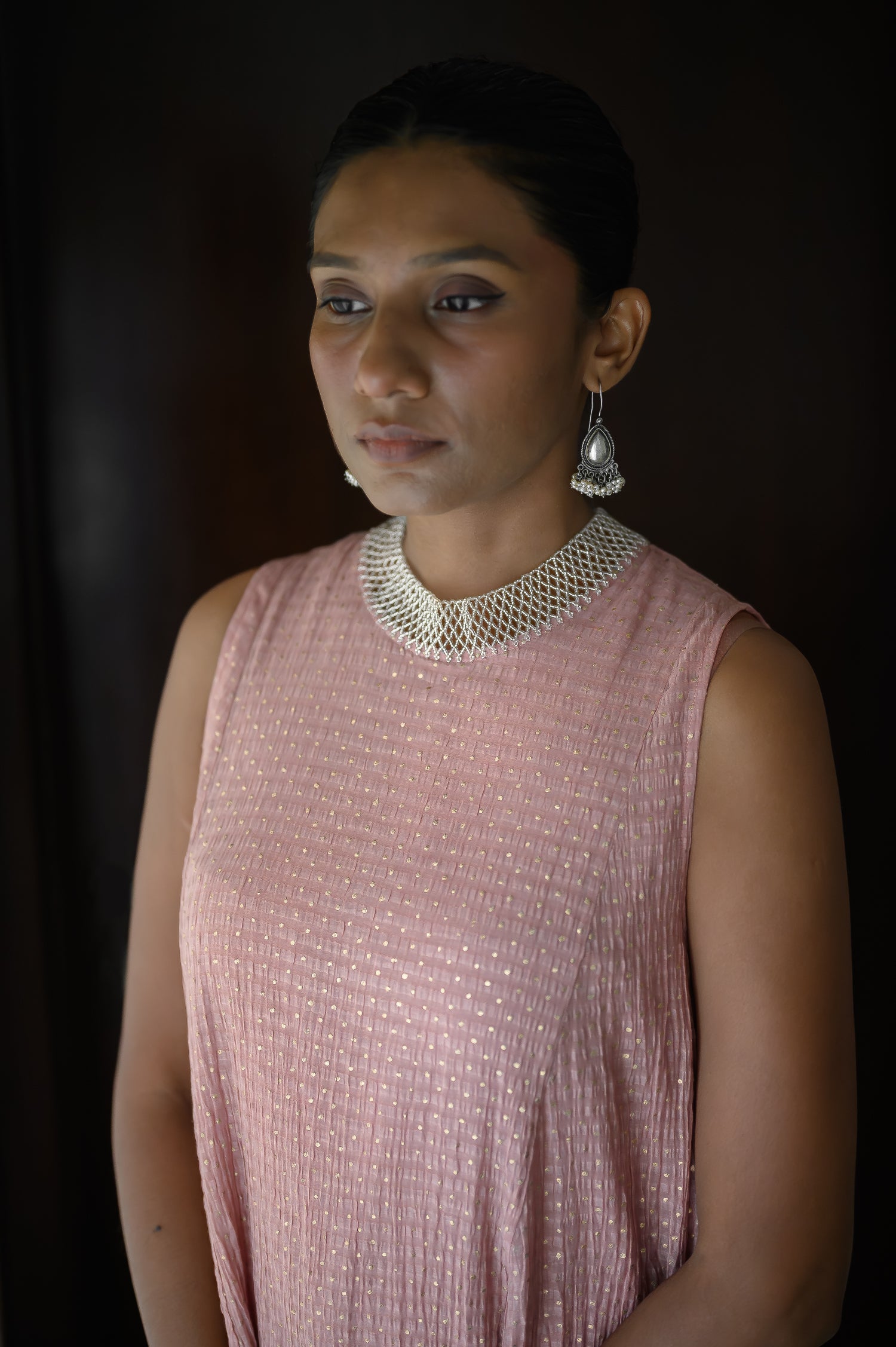 Choker Dress | Dotted