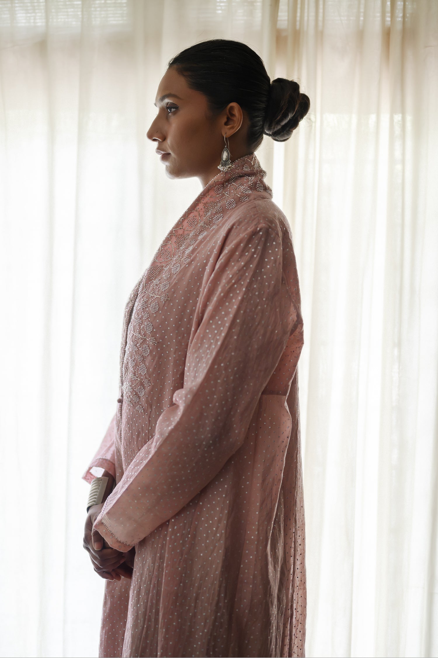 Afsara Jacket | Onion Pink