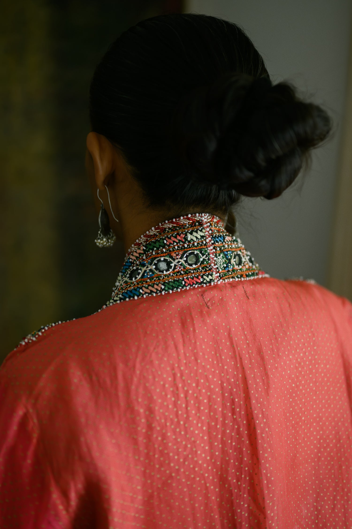 Balochi Jacket | Coral