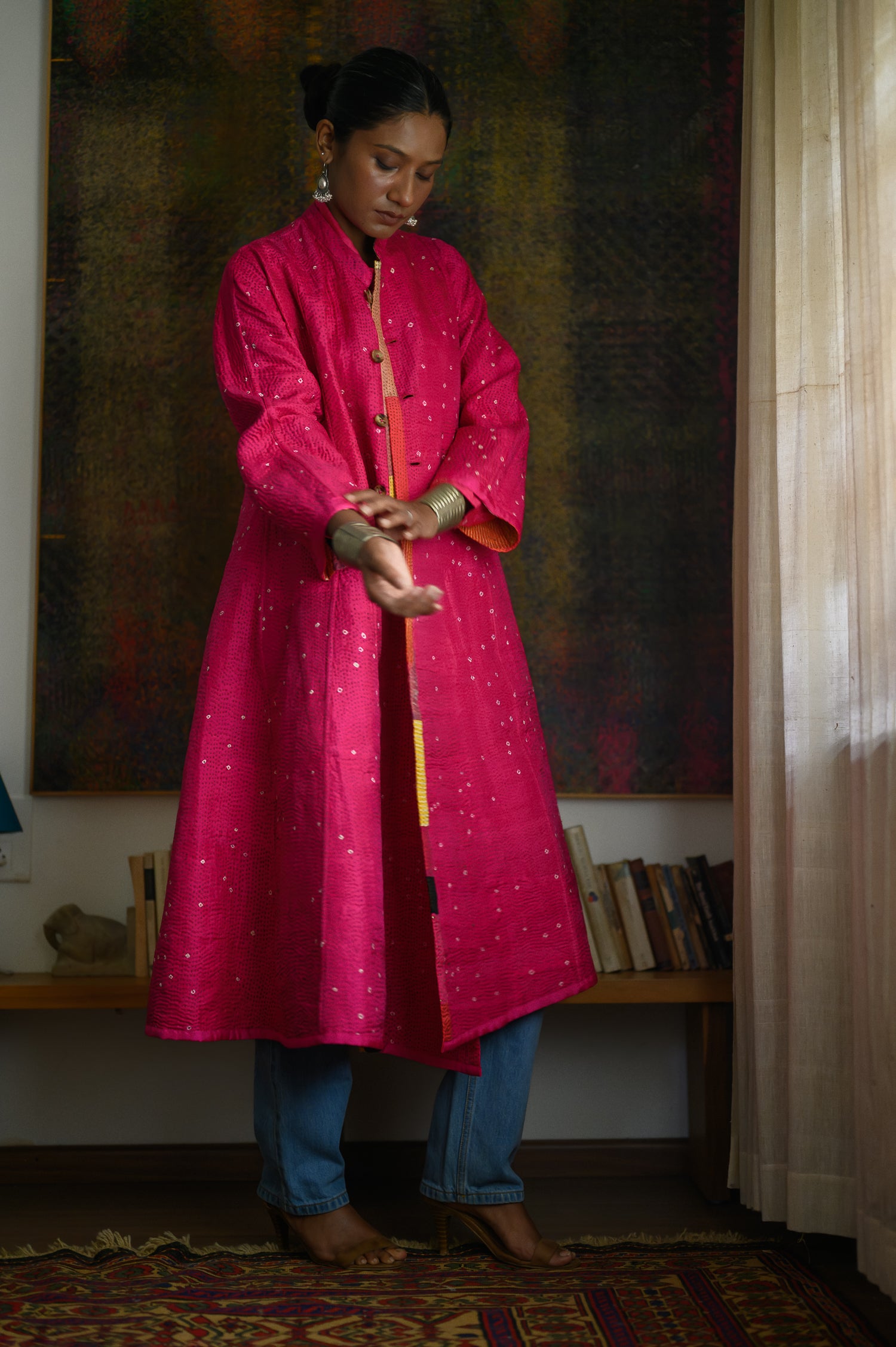 Ottoman Jacket | Hot Pink