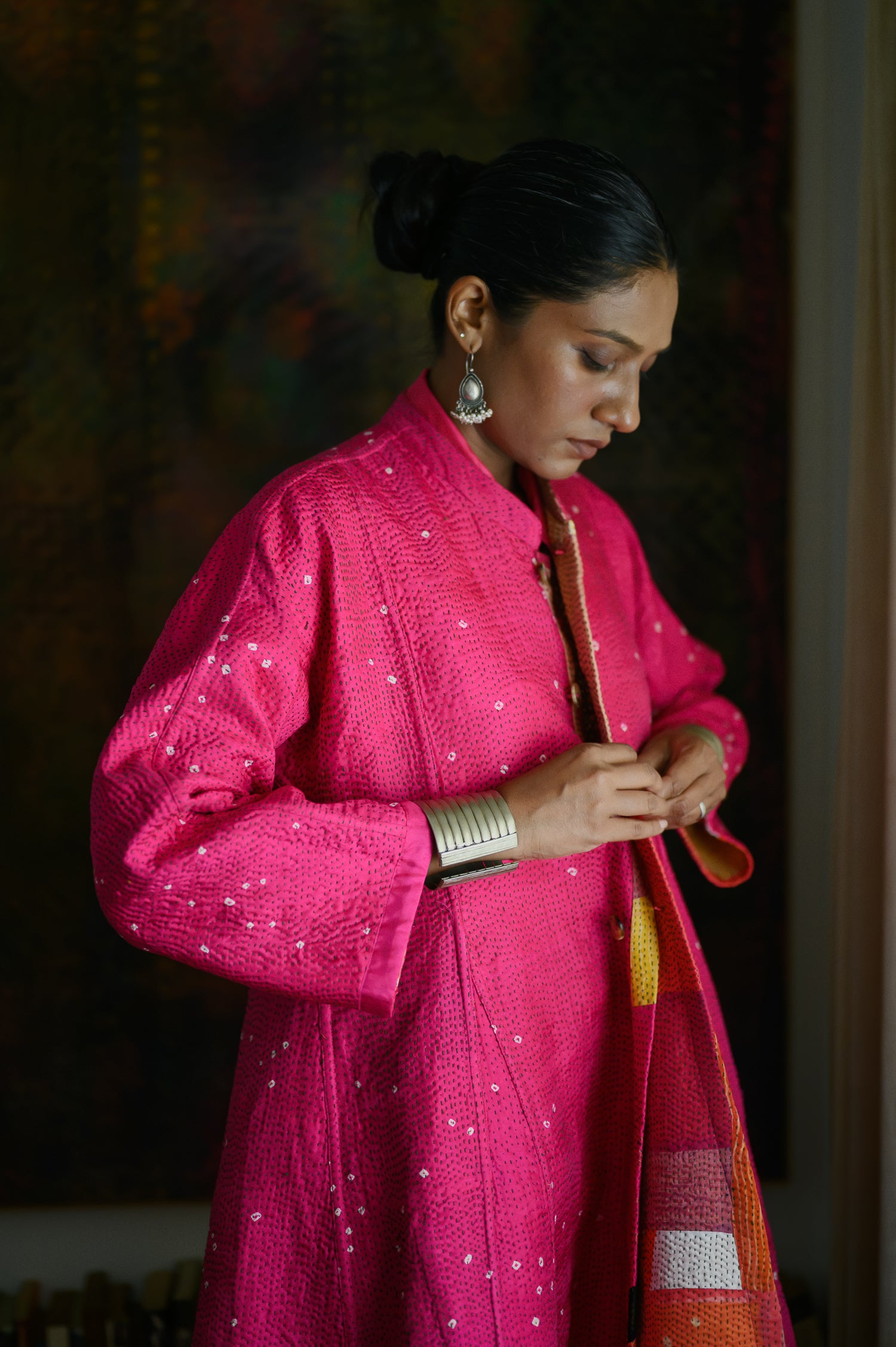 Ottoman Jacket | Hot Pink