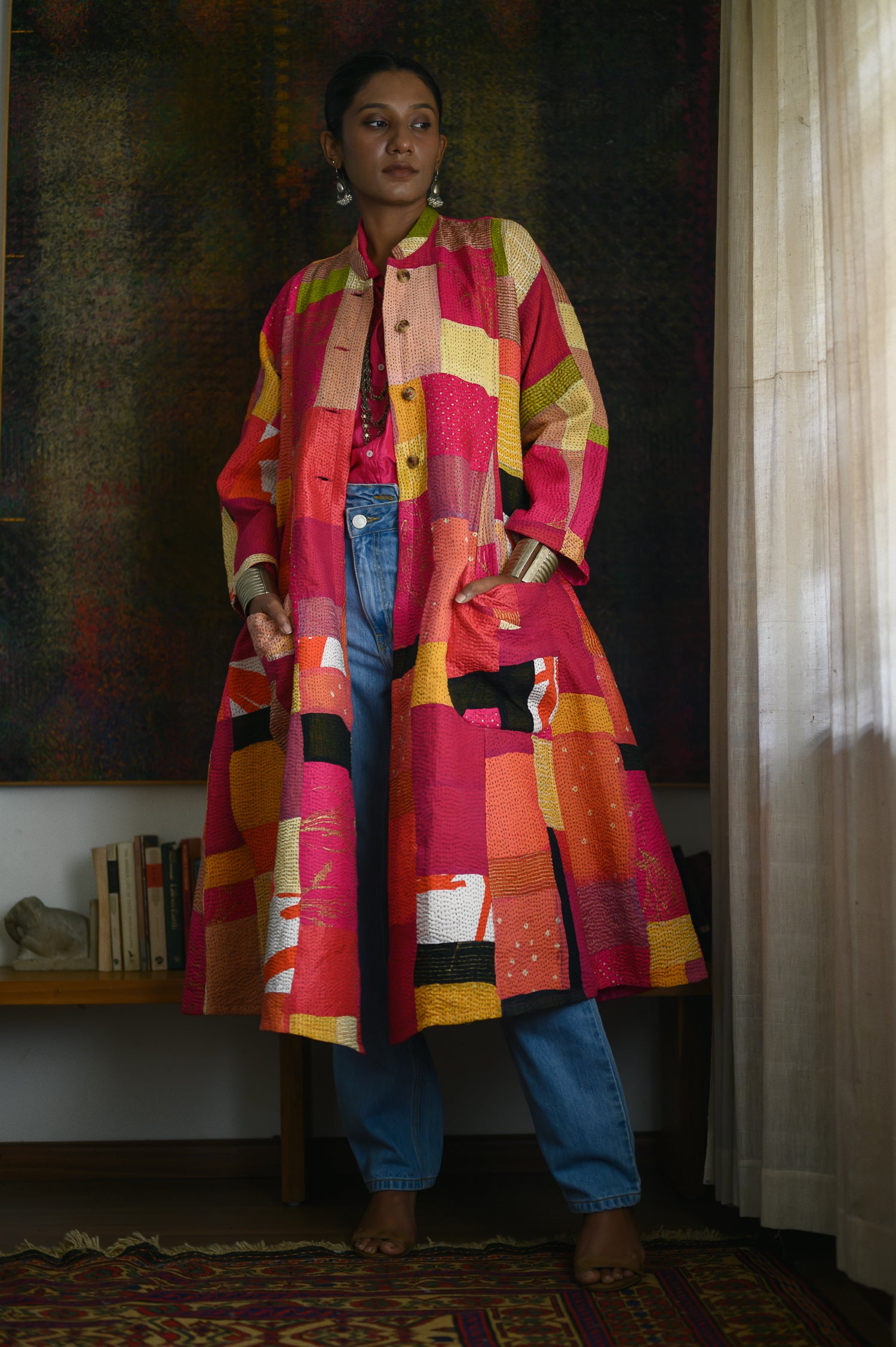 Ottoman Jacket | Hot Pink